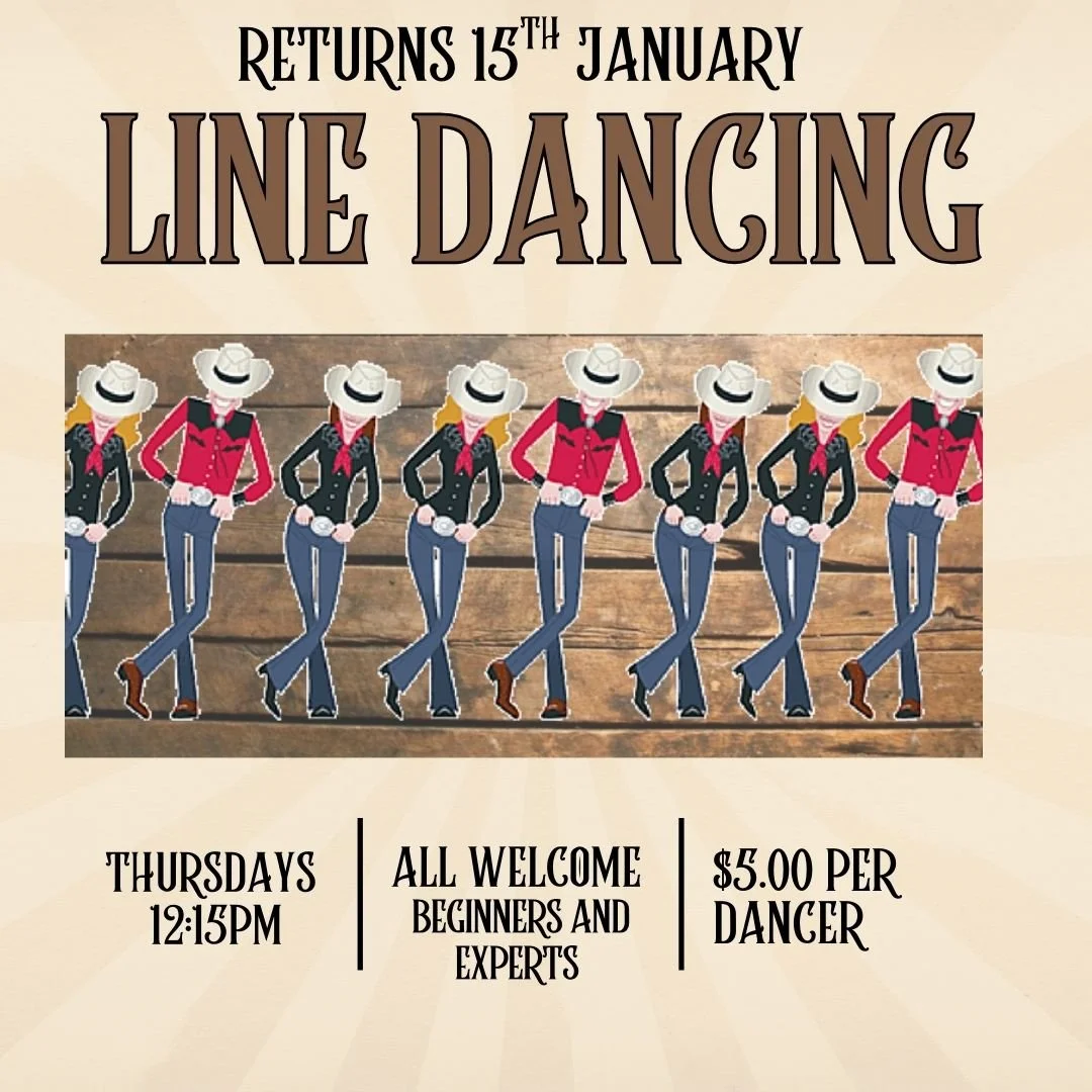 LINE DANCING EVERY THURSDAY