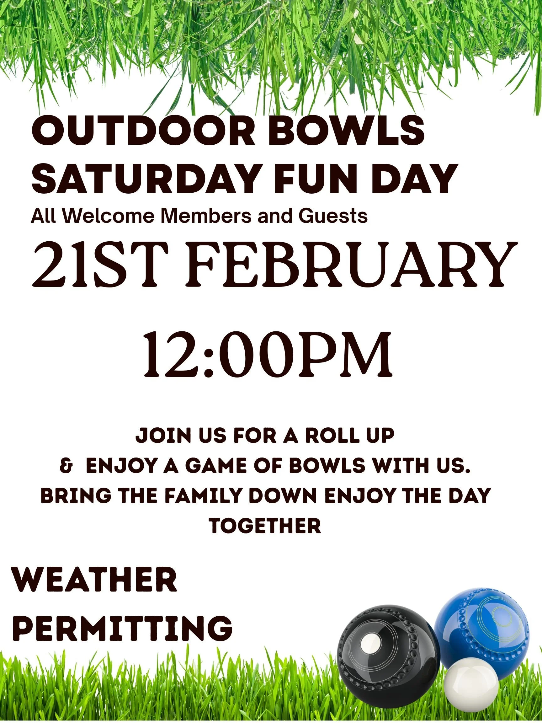 OUTDOOR BOWLS FUN DAY 