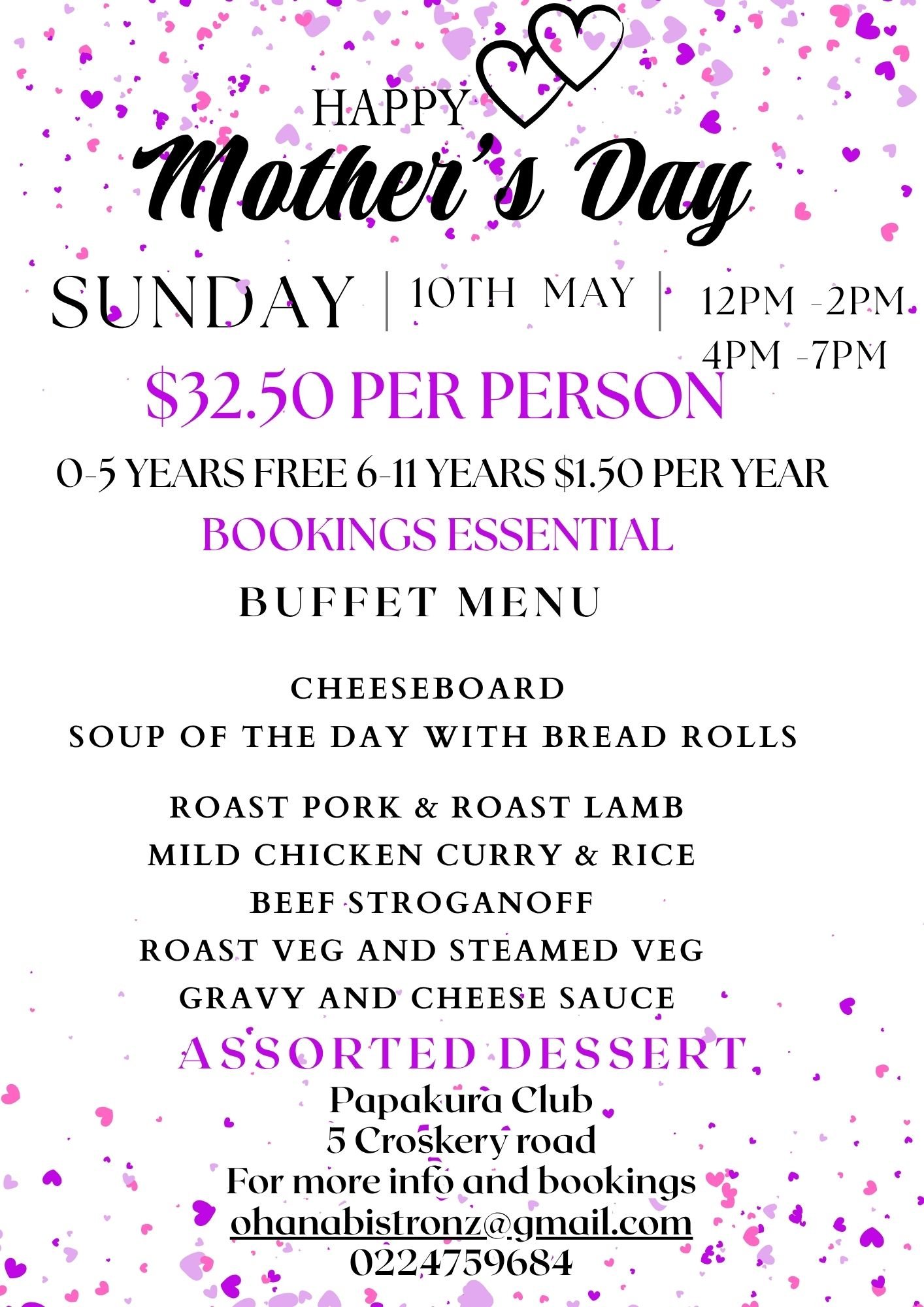 MOTHERS DAY WITH OHANA BISTRO