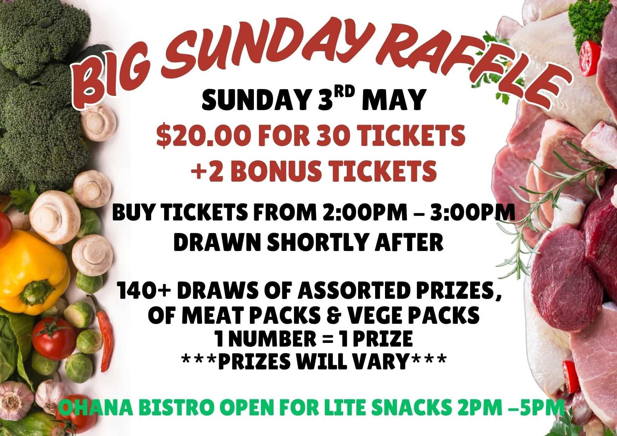 BIG SUNDAY RAFFLE