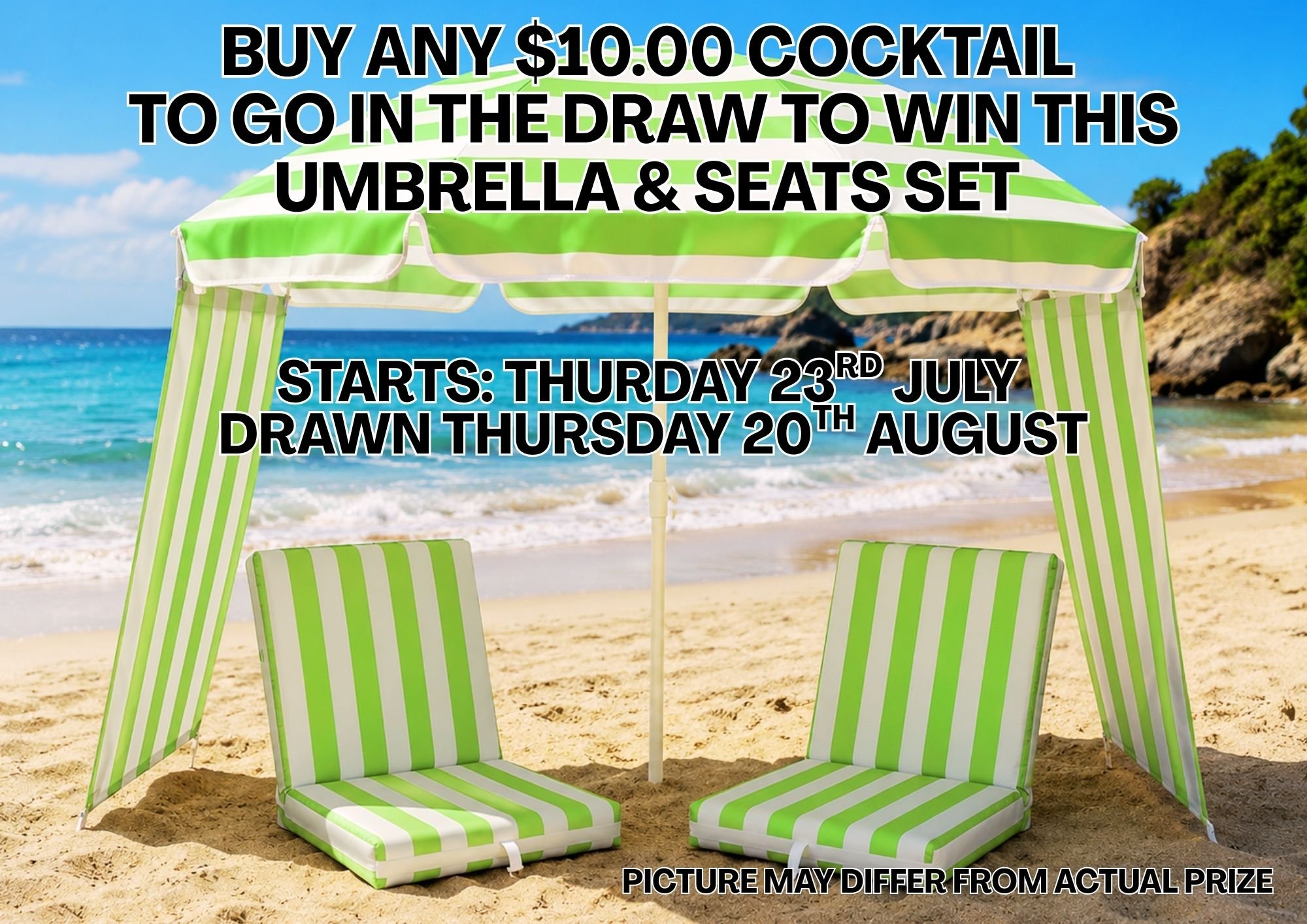 WIN A BEACH SET UP 