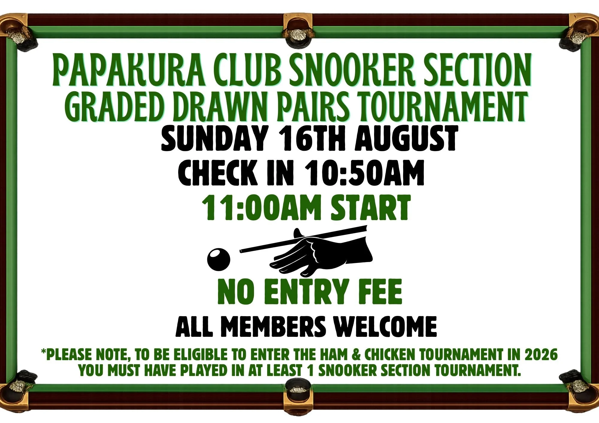 SNOOKER IN HOUSE COMP 