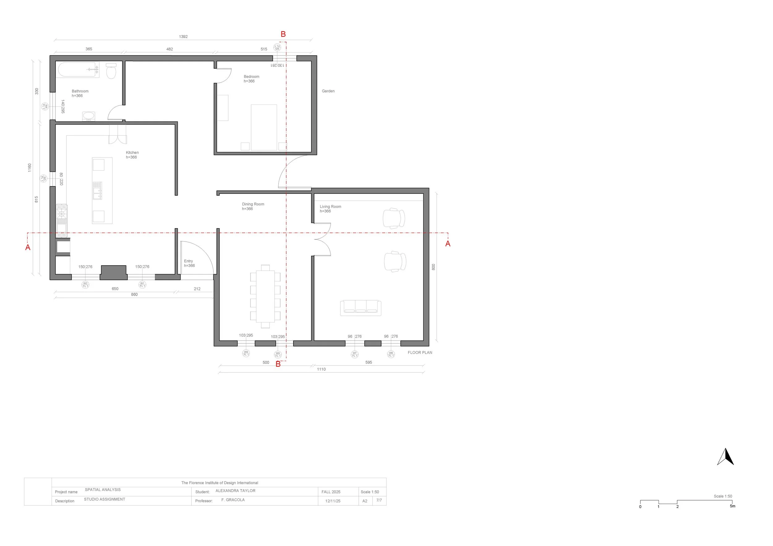 BEFORE: Floor Plan, 1:50