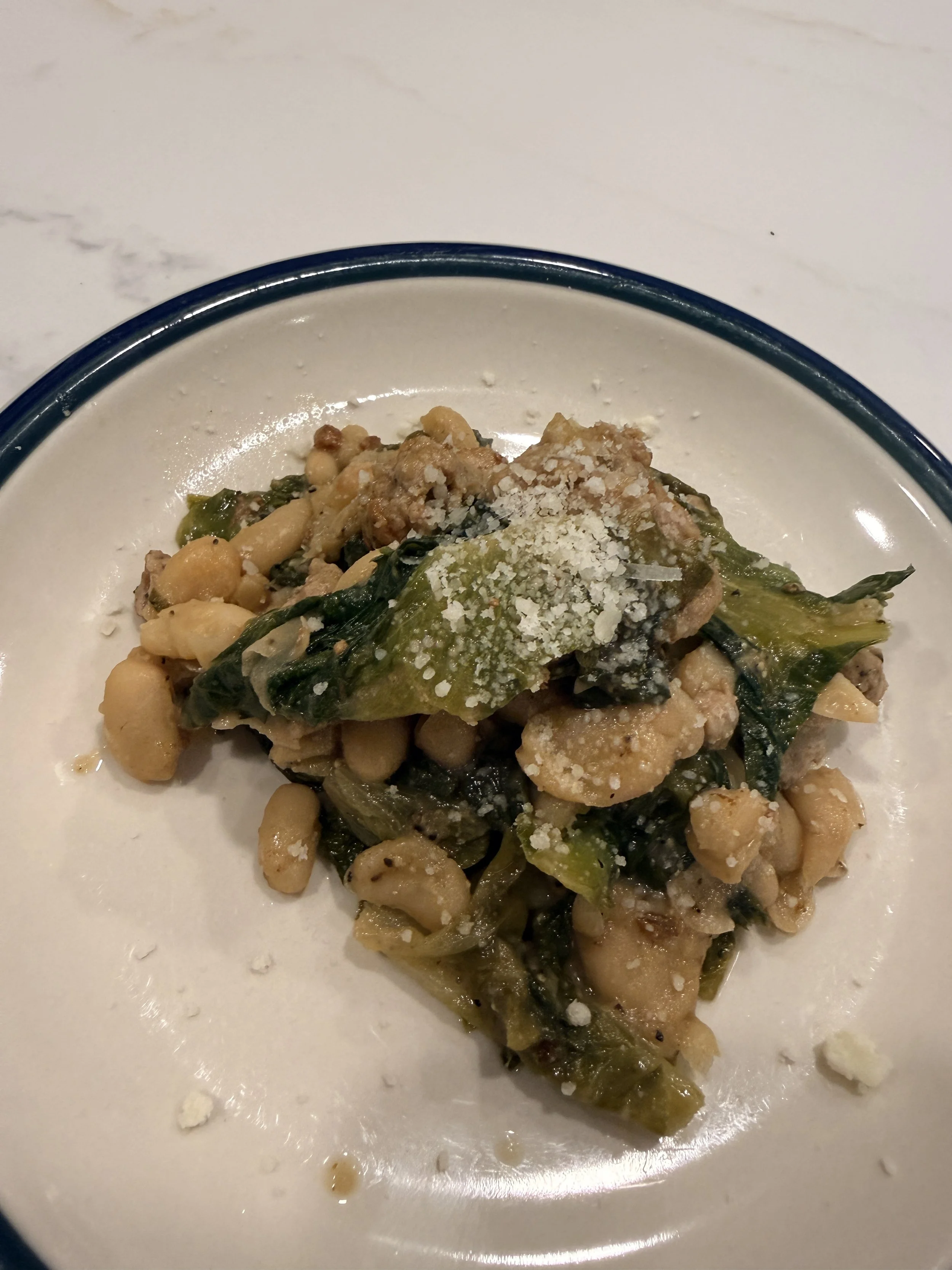 Sausage, White Beans & Escarole
