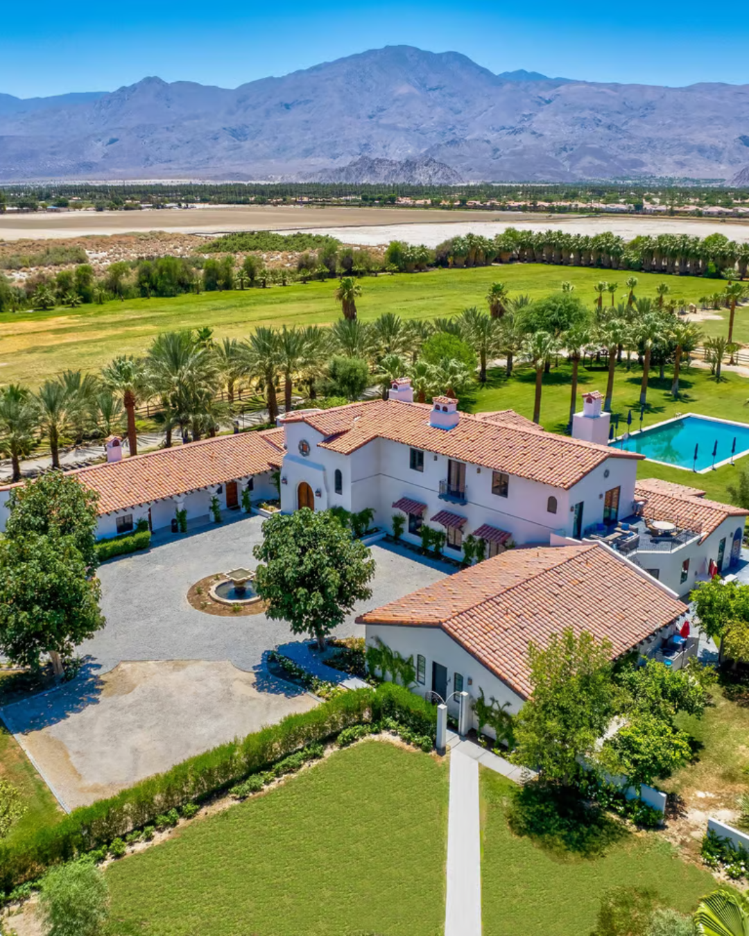Palm Springs California large estate for family vacation, weddings, events, and group trips