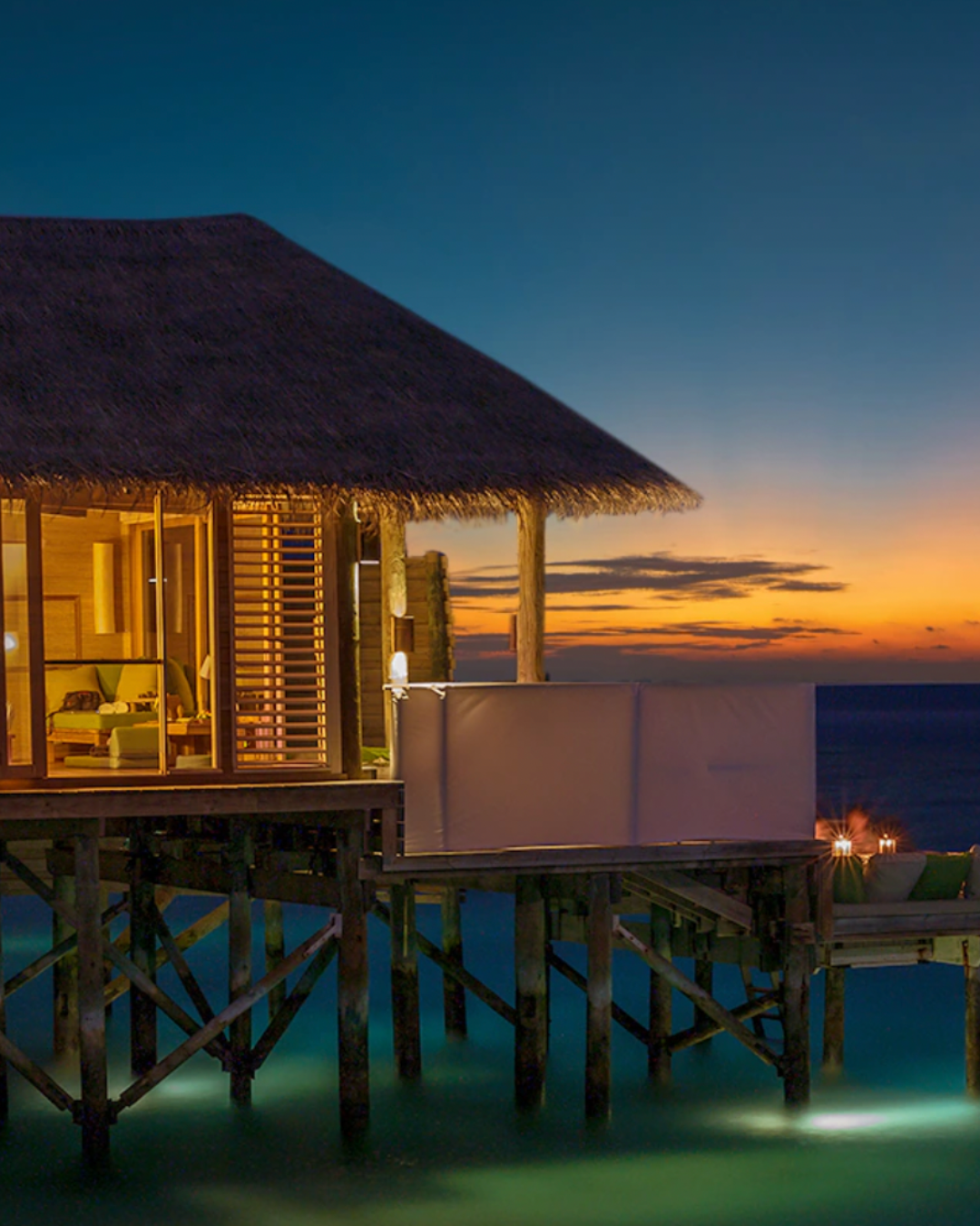 Maldives overwater bungalow 1 bed 1 bath
