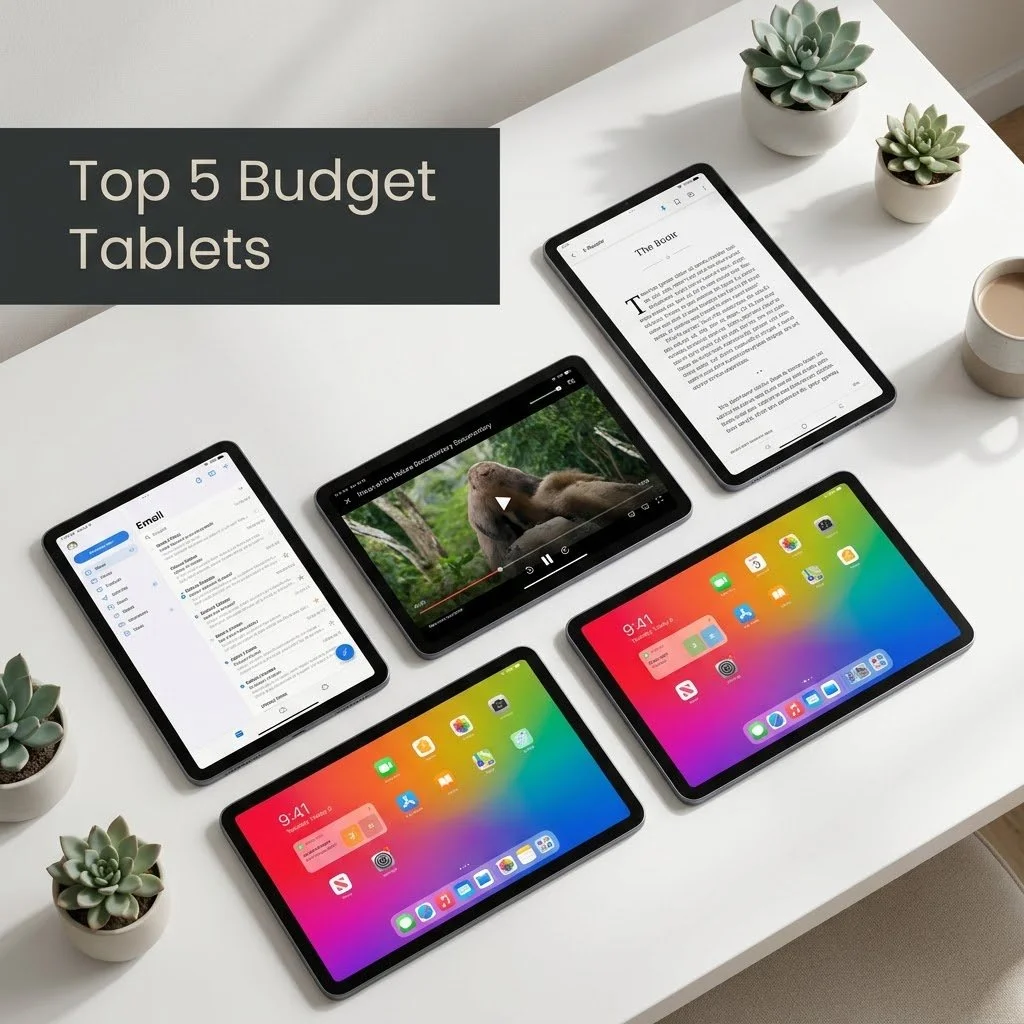 Big Tech on a Small Budget: The Top 5 Affordable Tablets You Should Be Looking At