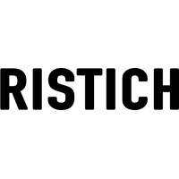 Partial view of text reading 'RISTICH' in bold black letters on a white background.