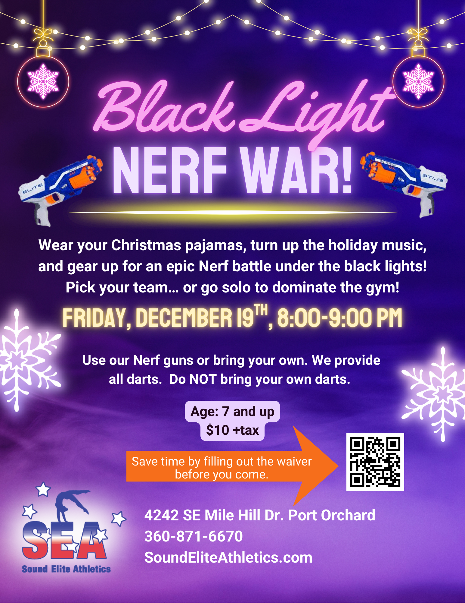 Black Light Nerf War