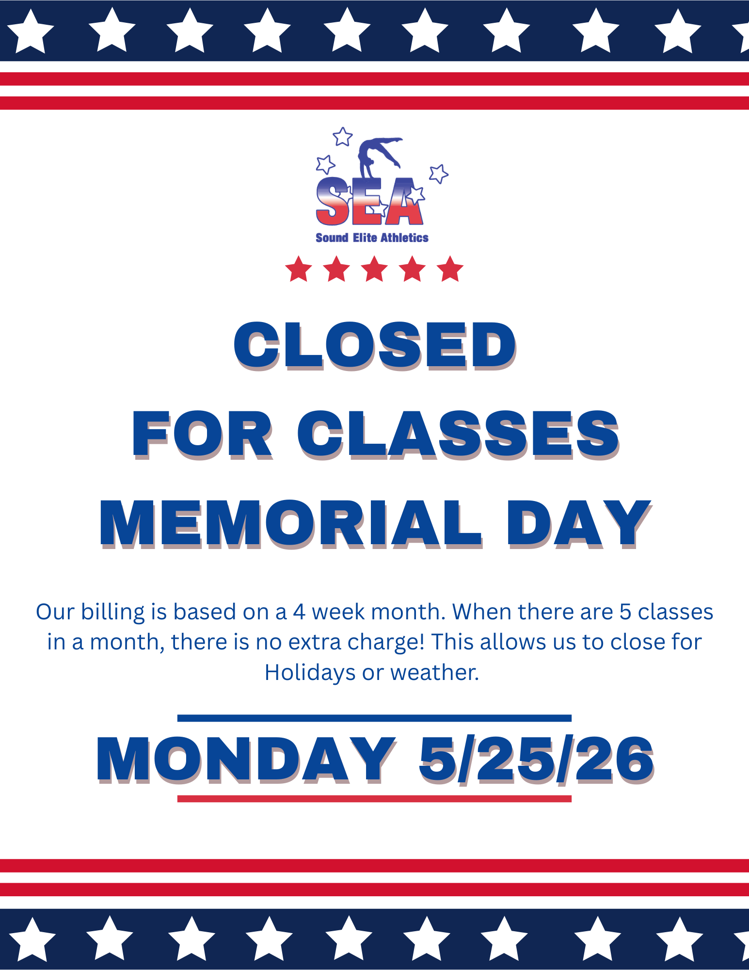 CLOSED for classes 
