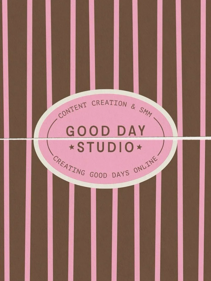 🌷GOOD DAY STUDIO PRE-MADE BRAND KIT🌷

Say hello to my first Pink Tiger Pre-made Brand Kit launching very soon! Good Day Studio is a content creation and social media management studio built for brands that value connection over noise. Helping creat