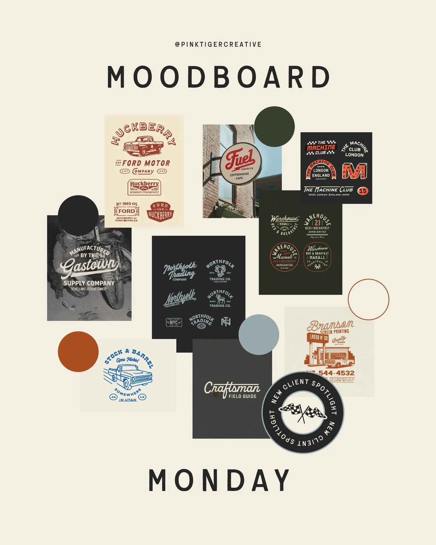🎱MOODBOARD MONDAY🎱

I am super excited to share this new client spotlight with you for moodboard monday. This project leans into those vintage americana vibes that I have been obsessed with lately. The color palette is beyond beautiful, with simple