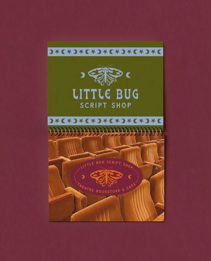 🐛LITTLE BUG SCRIPT SHOP BRAND REVEAL🐛

I am beyond excited to share this branding with you all! Victoria @littlebugscripts reached out to me earlier this year looking to brand her new business, Little Bug Script Shop, a bookstore and cafe all in on