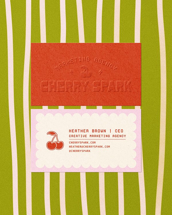 cherry spark marketing agency branding design