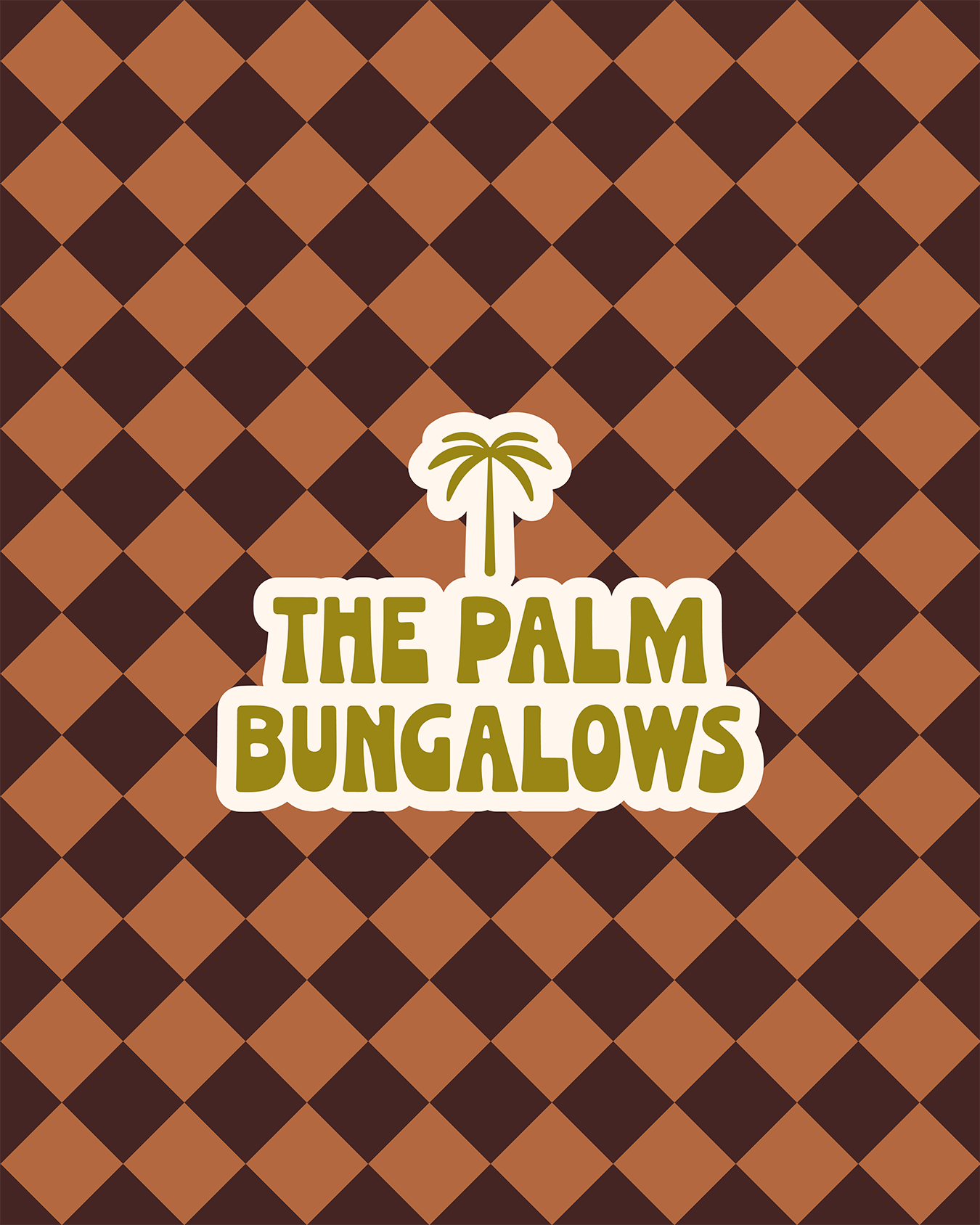palm bungalows branding design