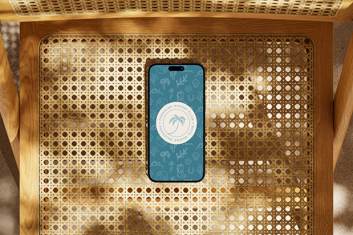 paradise brand club branding design