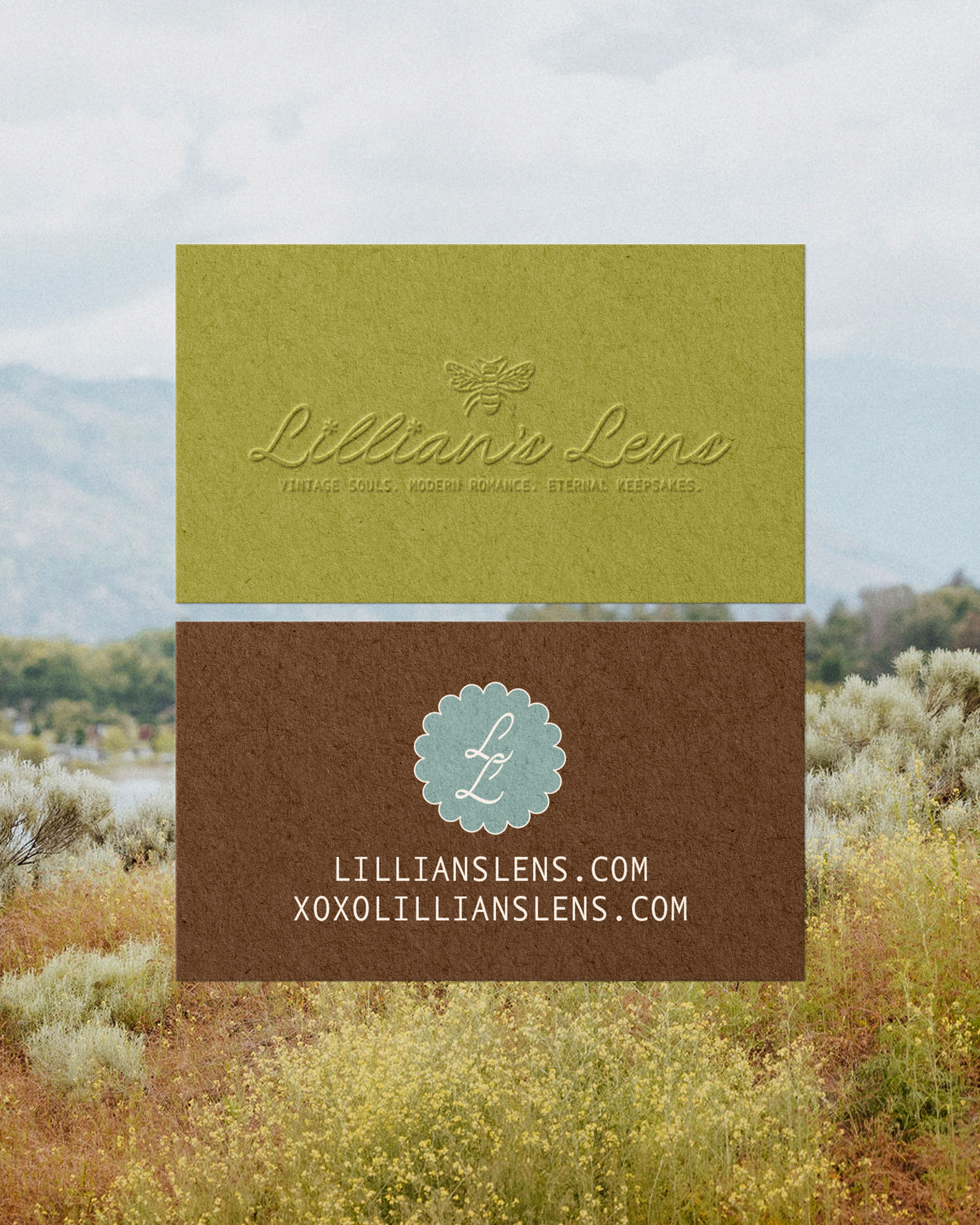 lillian's lens branding and website design