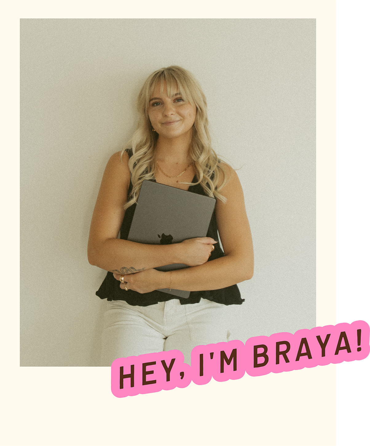 braya hobson at pink tiger creative brand and website design studio based in Las Vegas, Nevada. Custom branding and squarespace website design.