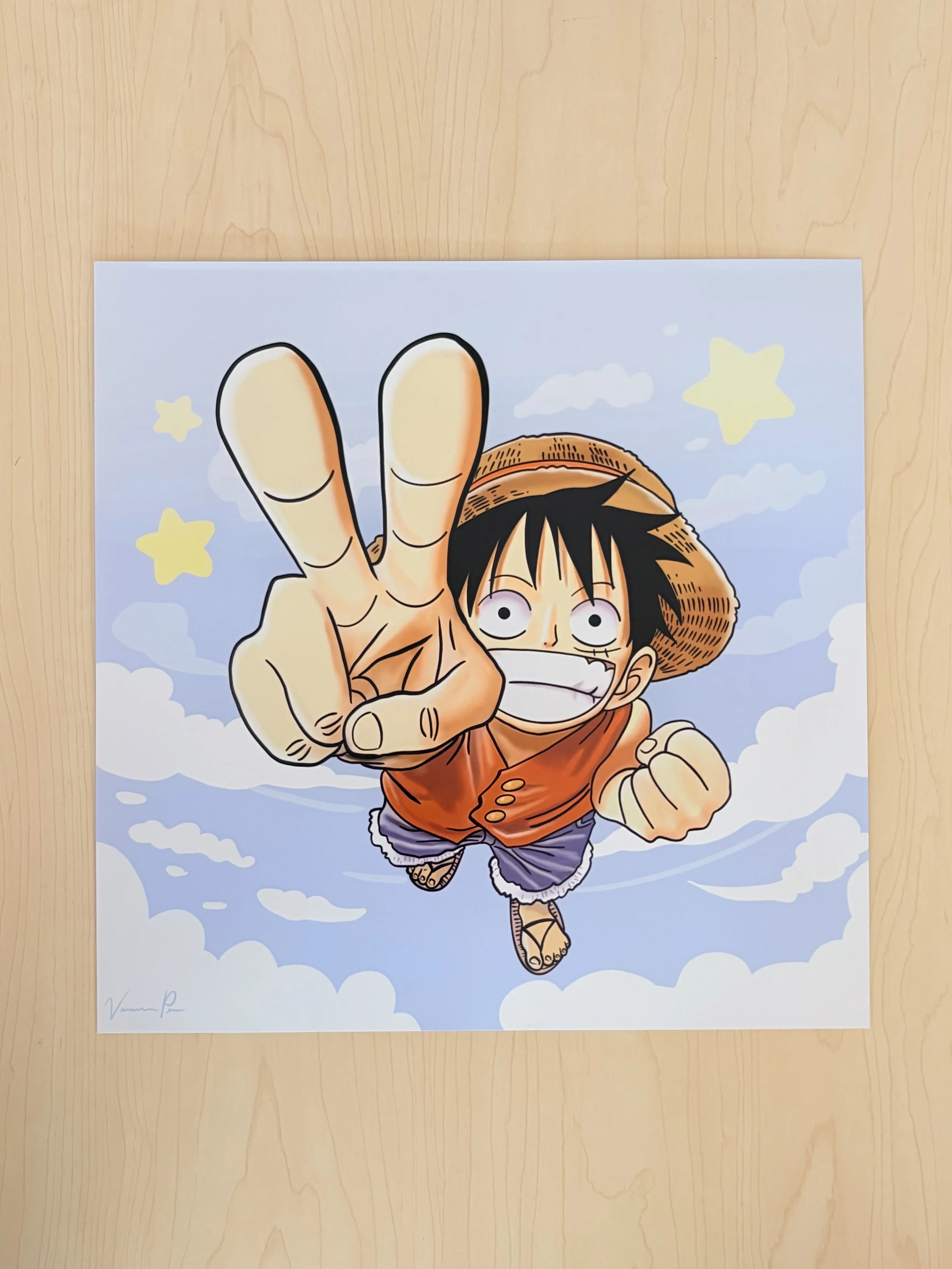 One Peace Sign Luffy