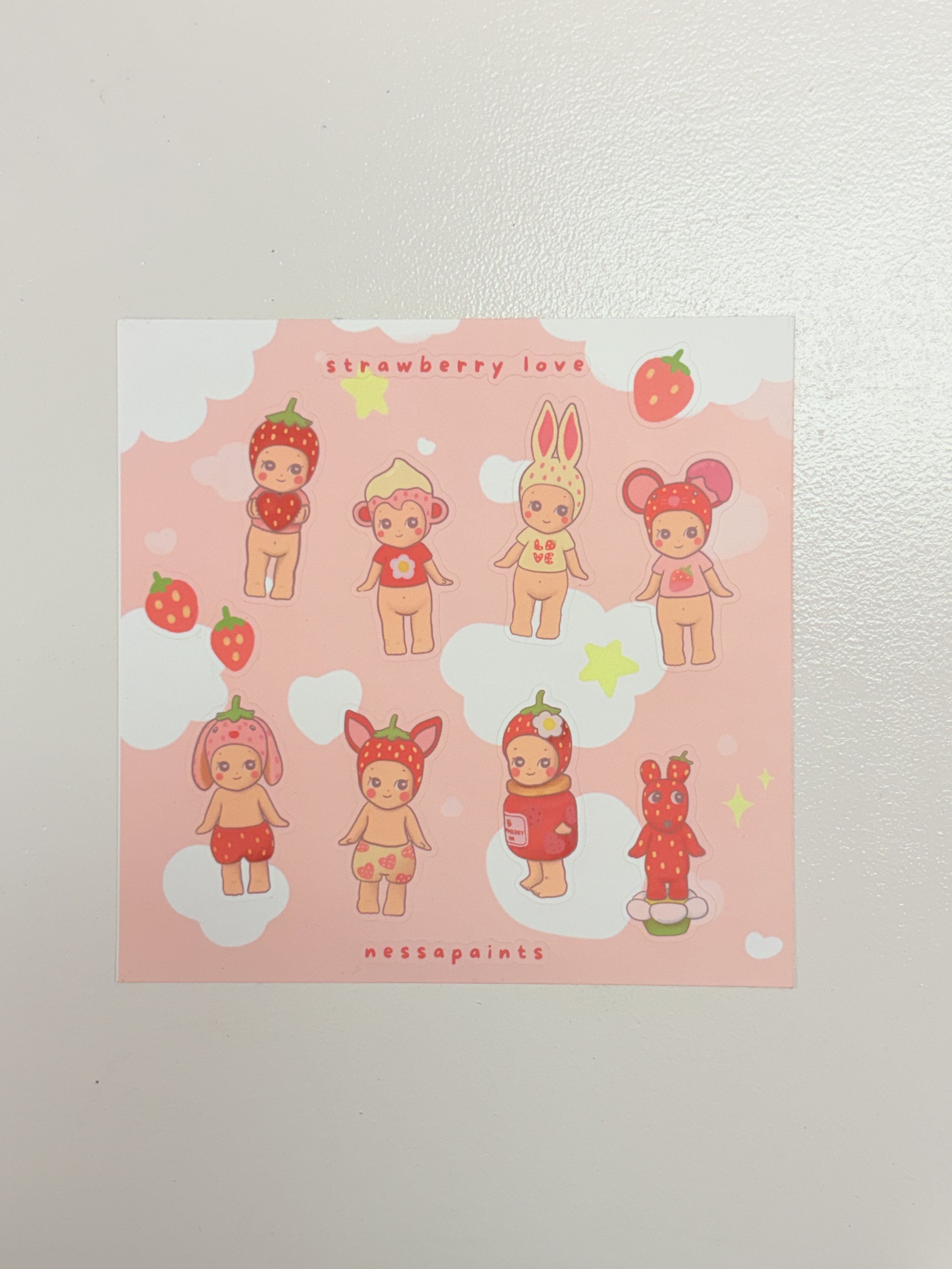 strawberry sonny sticker sheet
