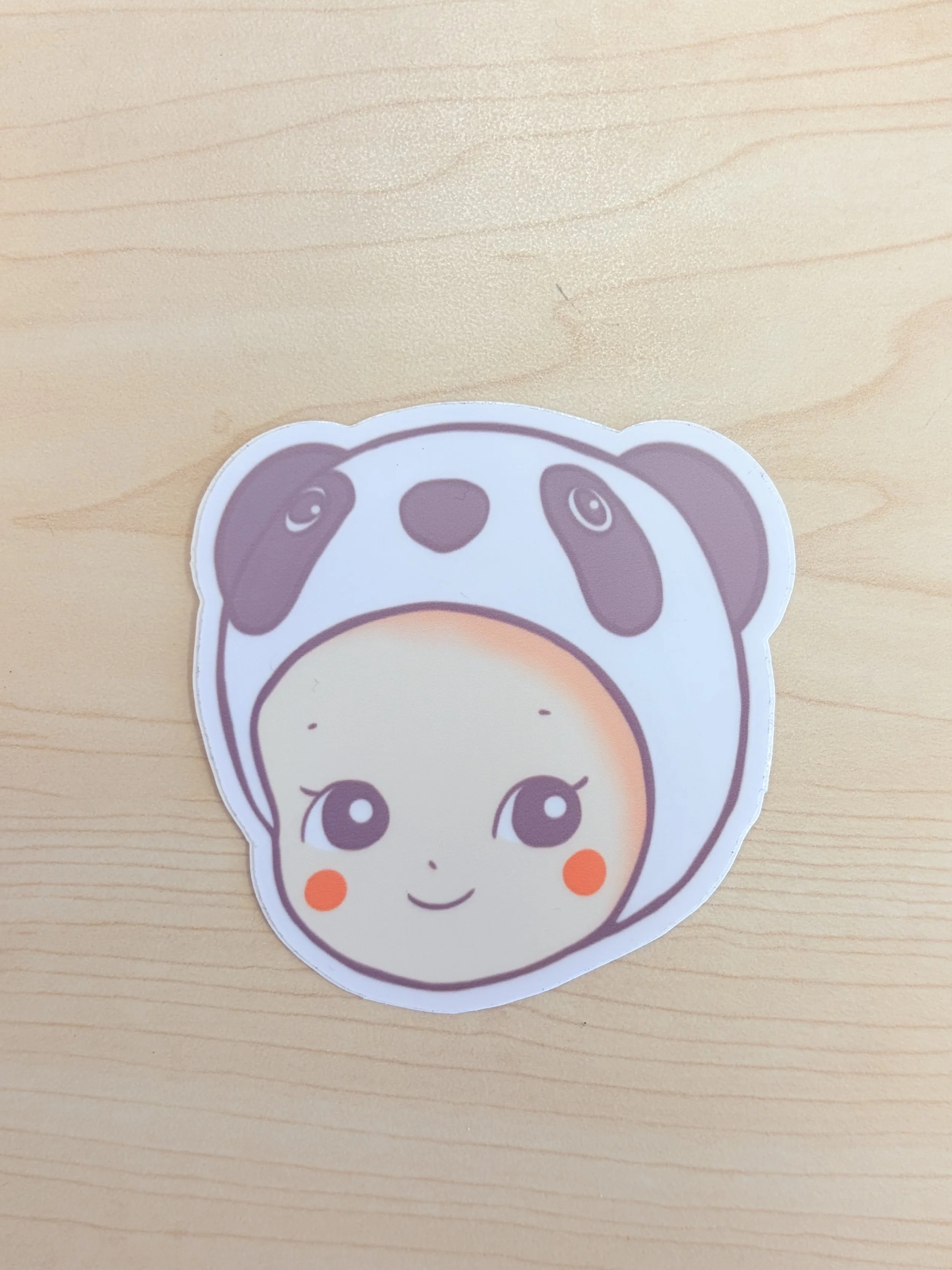 Sonny Angel Panda Head Sticker