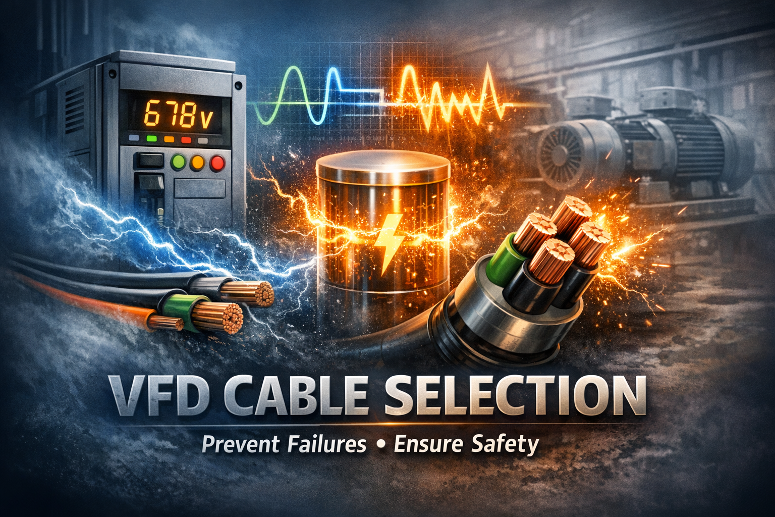 Voltage ratings for VFD cable