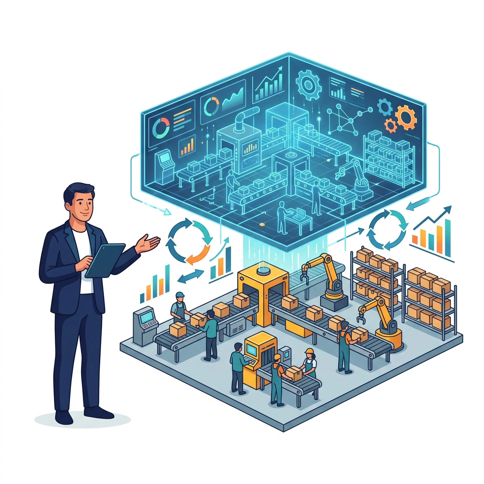 Digital twin and lean concepts