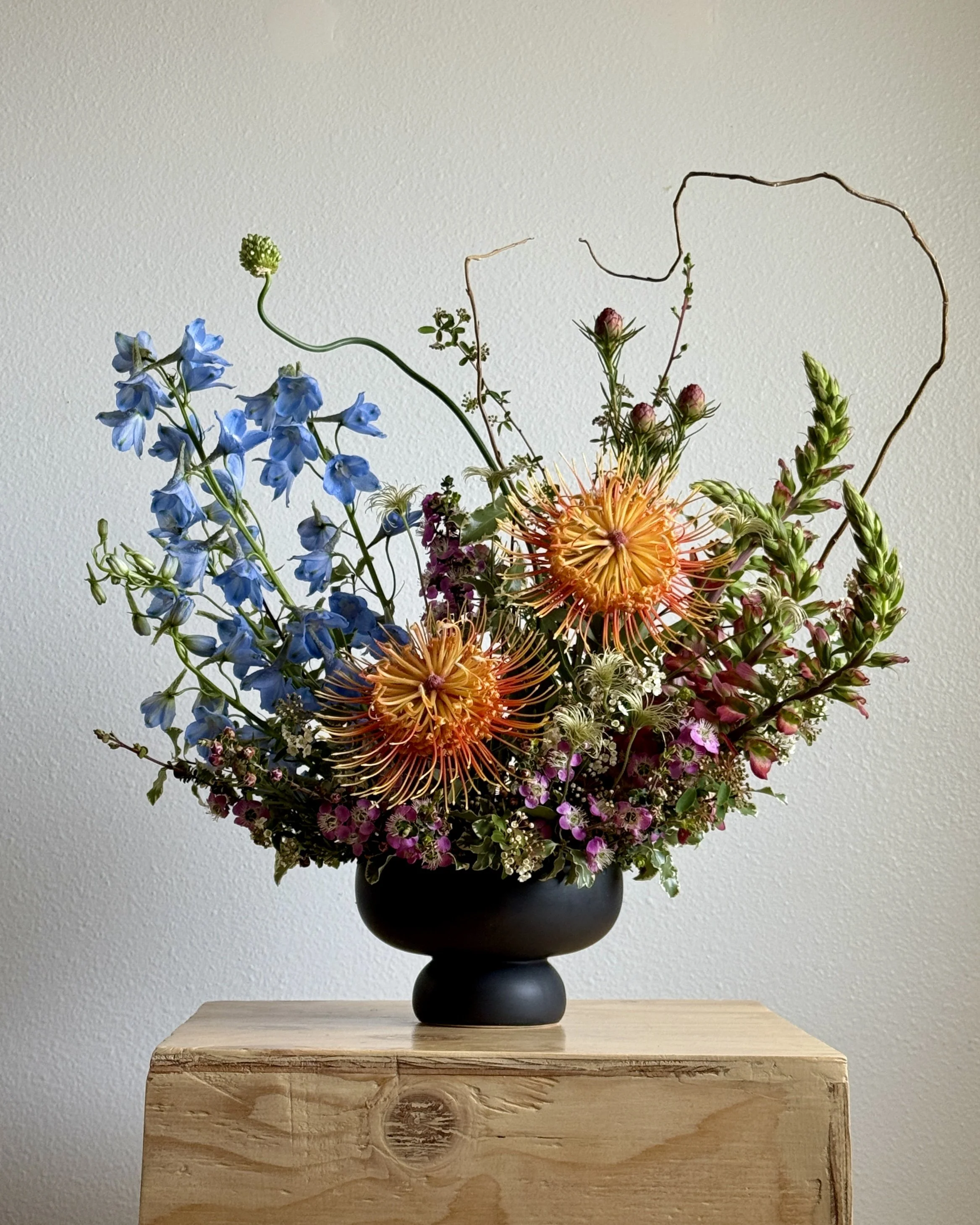 Large — cherry floral design