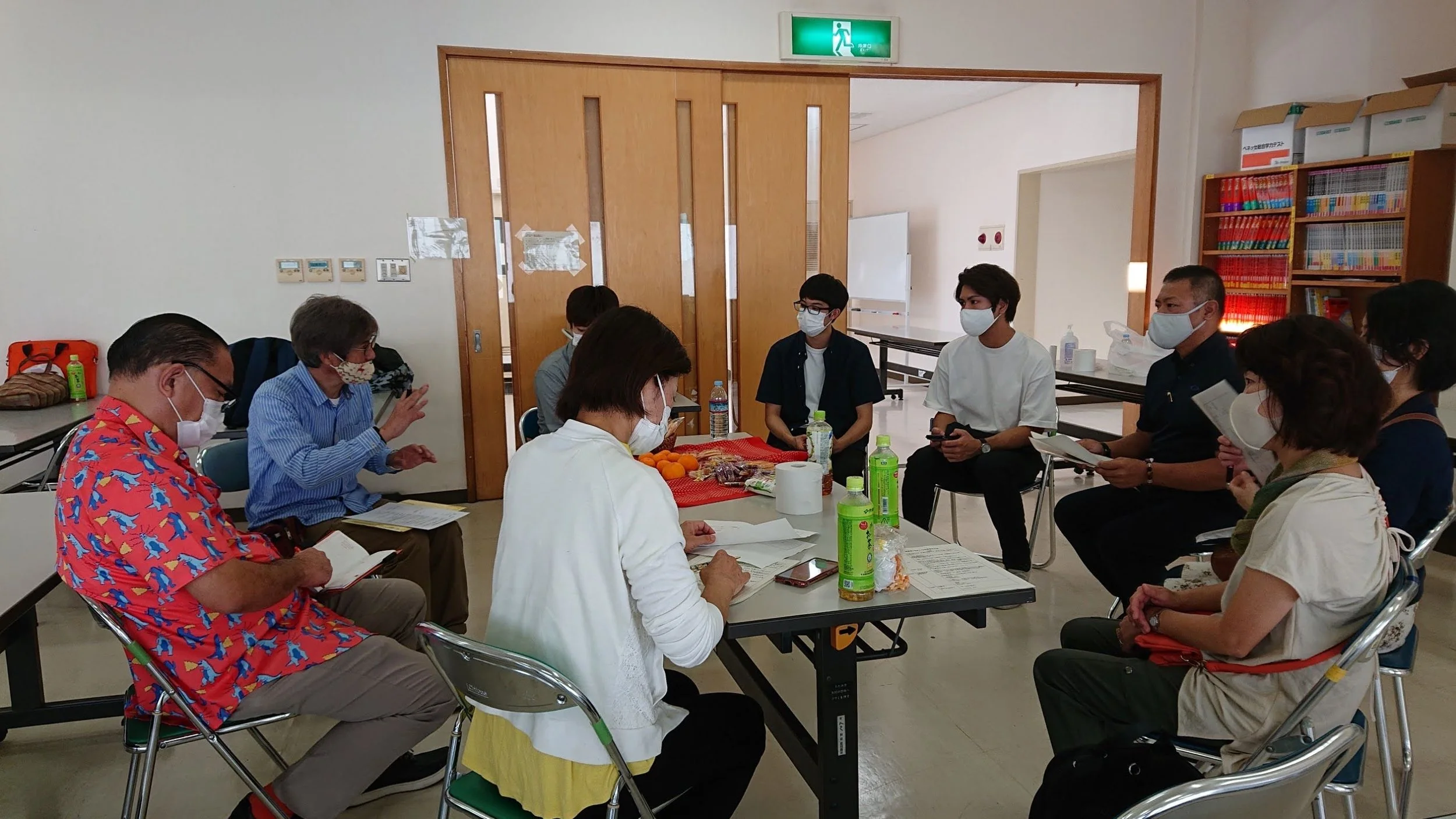 打ち合わせの様子