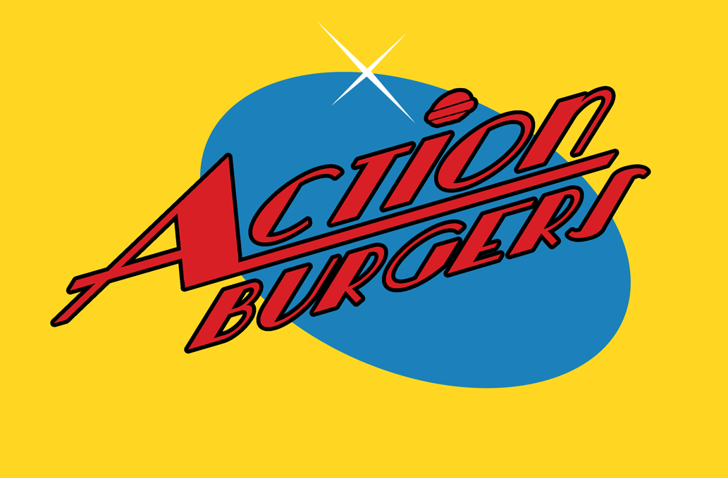 Action Burgers
Golden Age comics inspired restaurant 