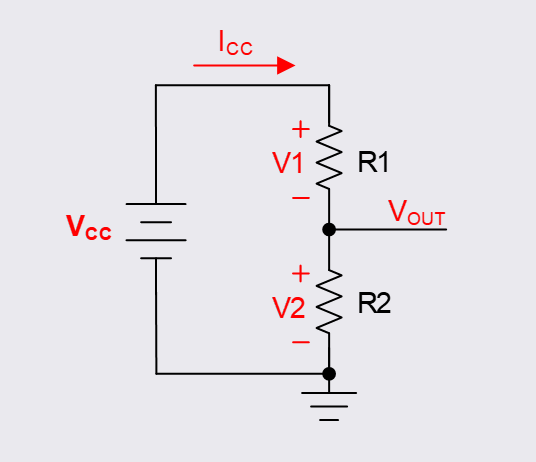 Voltage Divider with Supply Voltage