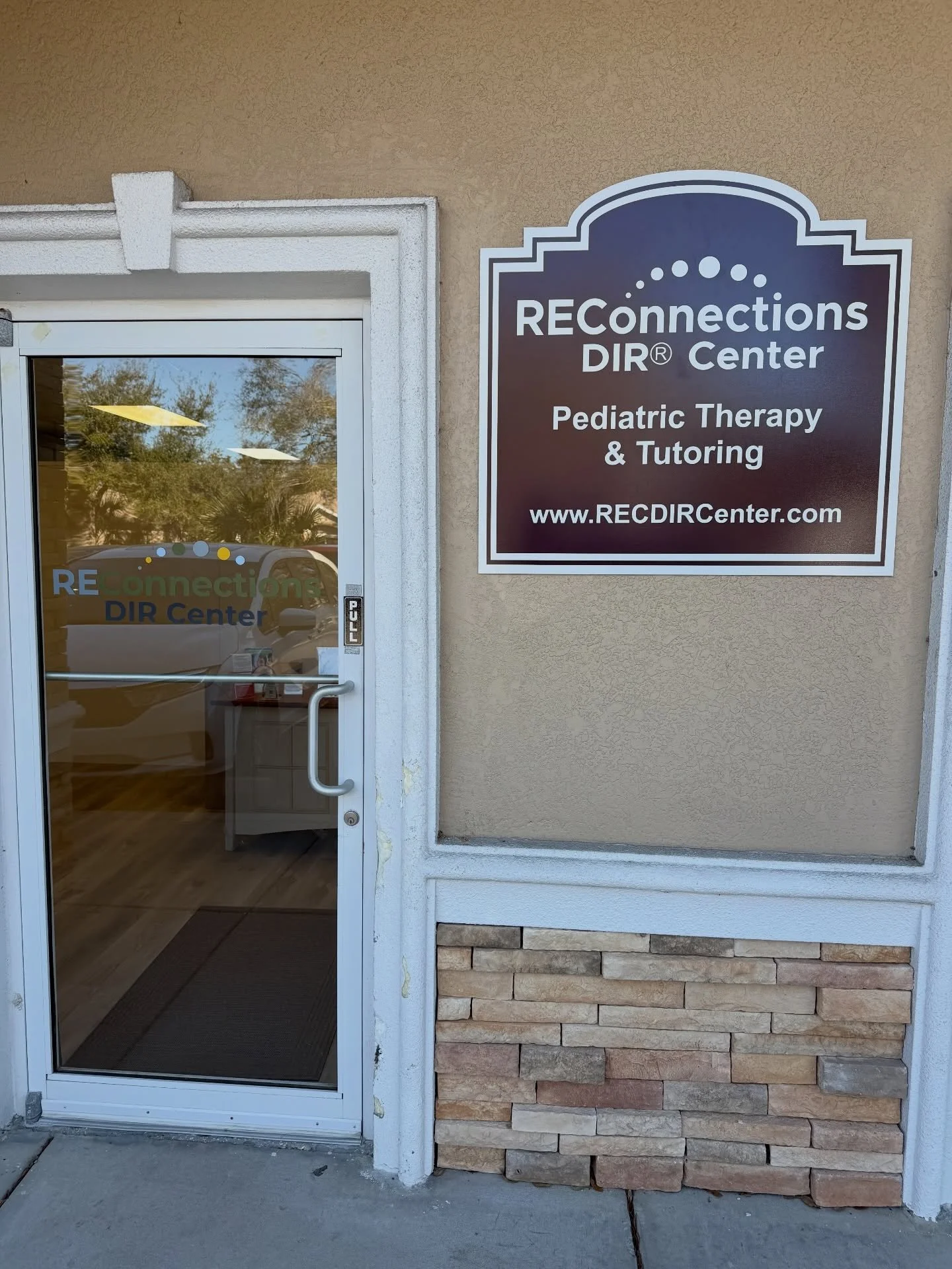 Our new sign is up! For all of you who have been lost in our medical complex, help has arrived!

We are REConnections DIR Center, where you can access development-focused and relationship-based OT, Speech, Music Therapy, Tutoring, &amp; Caregiver Coa