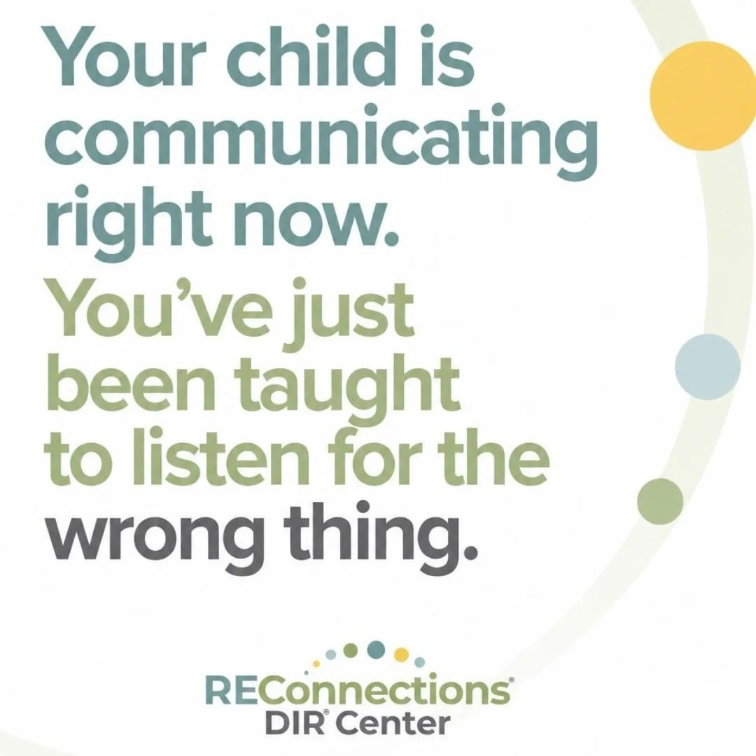 Your child is communicating long before they use words. 

Communication isn't just talking&mdash;it's every look, gesture, movement, and shared moment. When we shift our focus from waiting for words to understanding connection, we open the door to mo