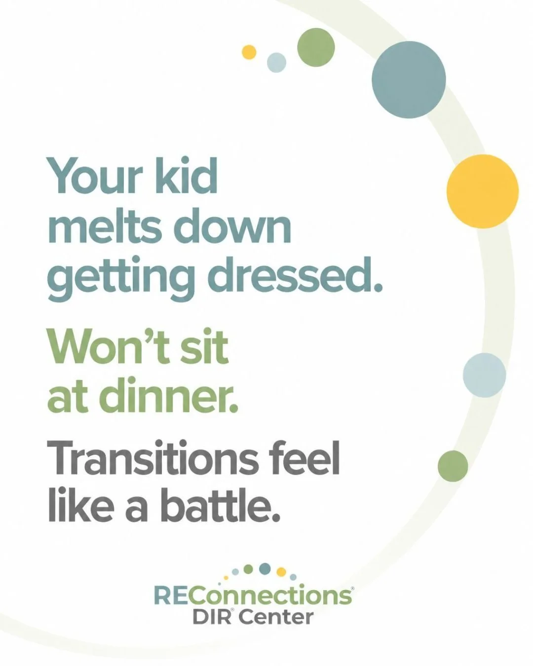 We know that meltdown at dinner, that resistance to getting dressed, those transitions that feel impossible. 

But here's what we've learned: those moments aren't about behavior-they're your child's sensory system, motor planning, and nervous system 