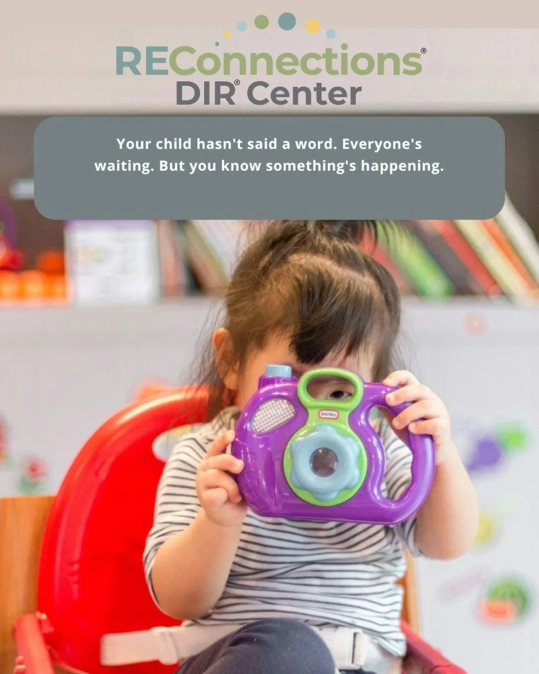 Your child is already communicating. 
They always have been. 
If you've heard 'not talking yet' or watched your child dismissed because their words haven't arrived, this carousel is for you. 

Speech therapy doesn't start when words show up-it starts