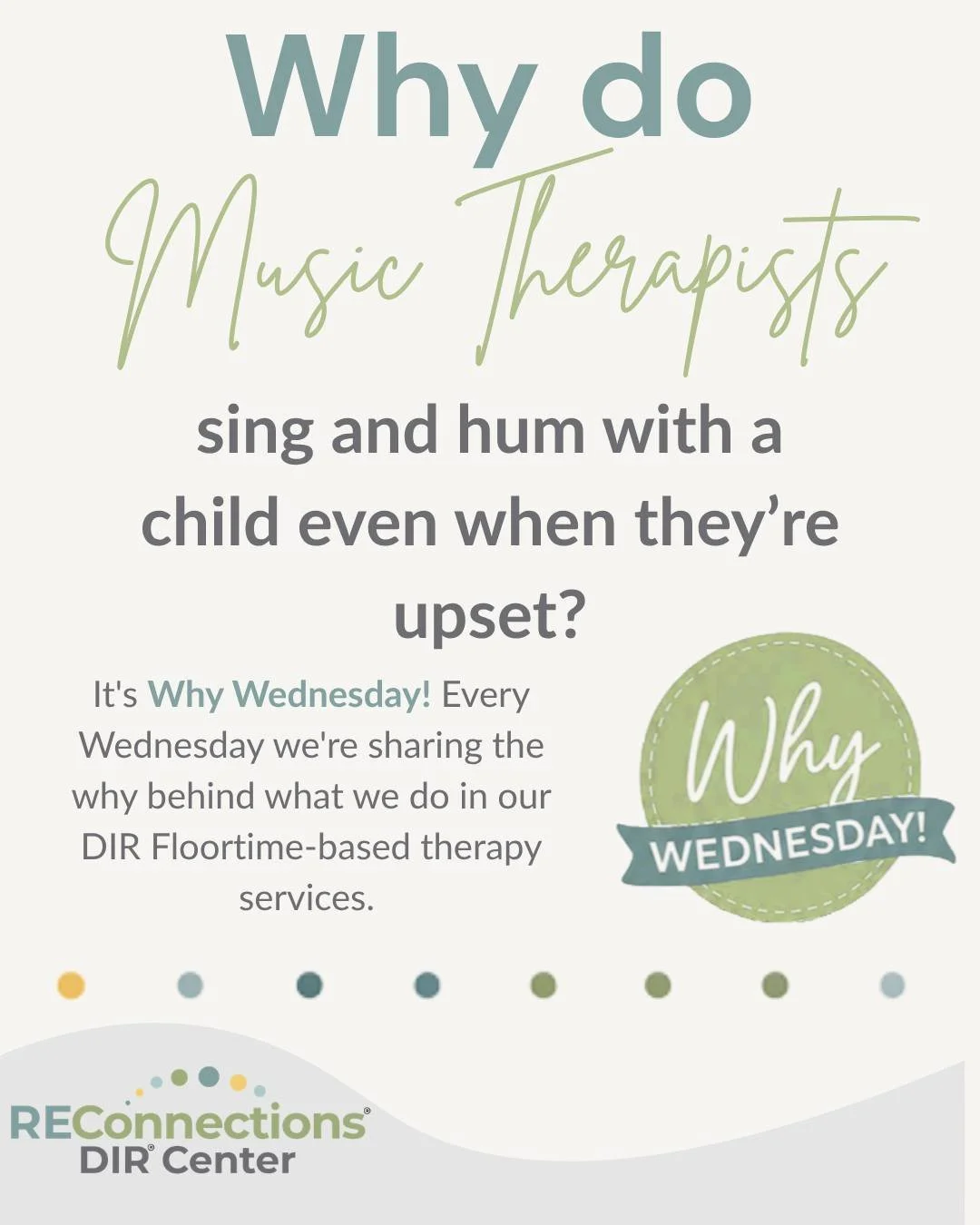 Why do we sing and hum with a child even when they&rsquo;re upset?

Because sometimes, connection comes before conversation. 

When a child is dysregulated, our calm, steady voice can provide something their nervous system needs most: safety and co-r