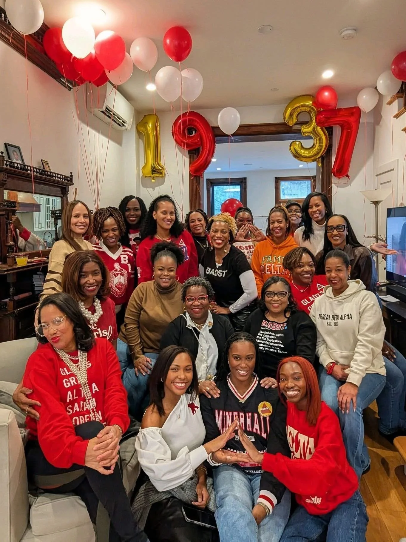 NYC Sorors celebrating BA Charter Day