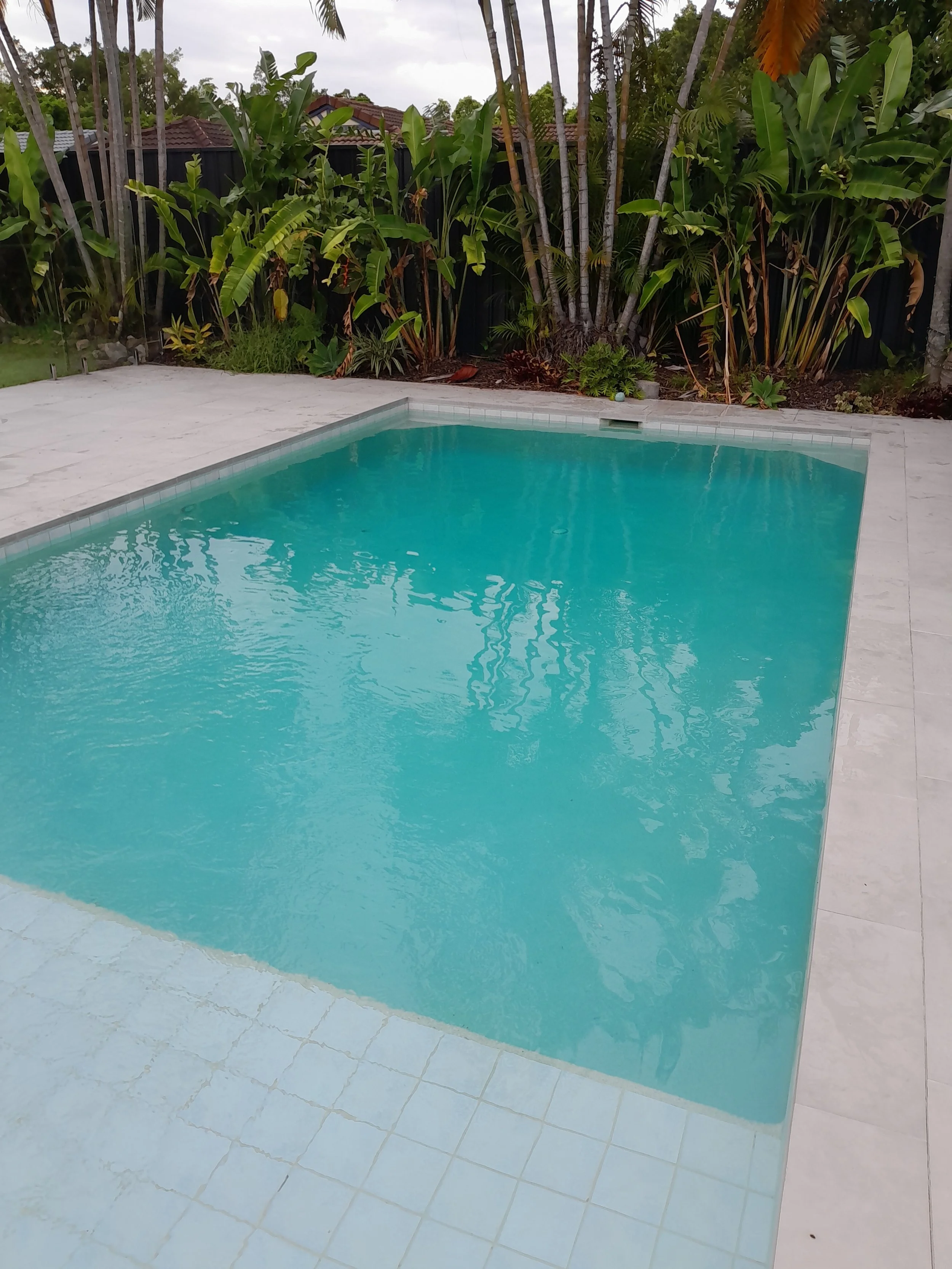 Newly built swimming pool in Mountain Creek