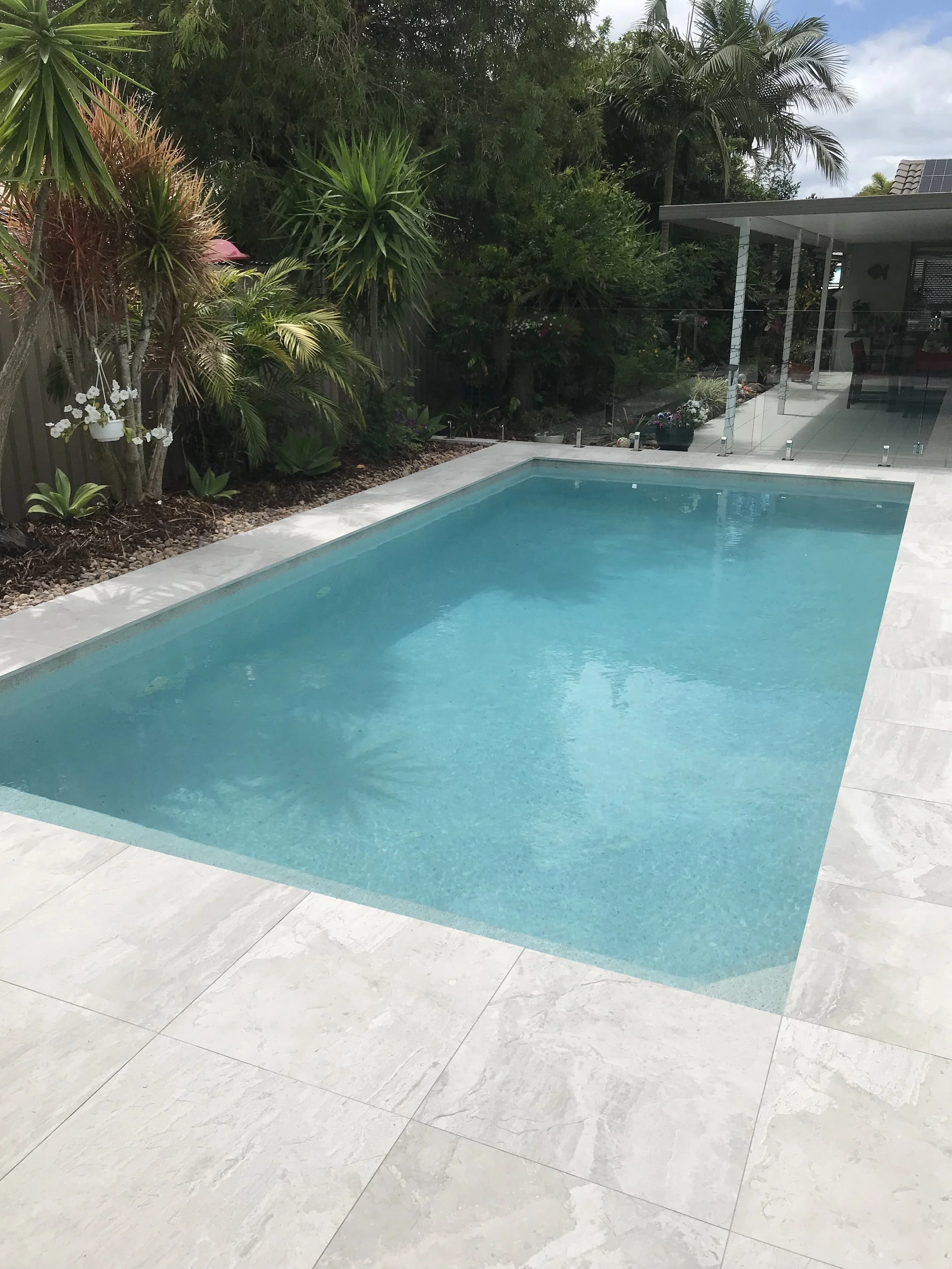 Modern pool in Mountain Creek