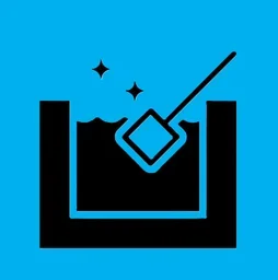 Swimming pool cleaning icon