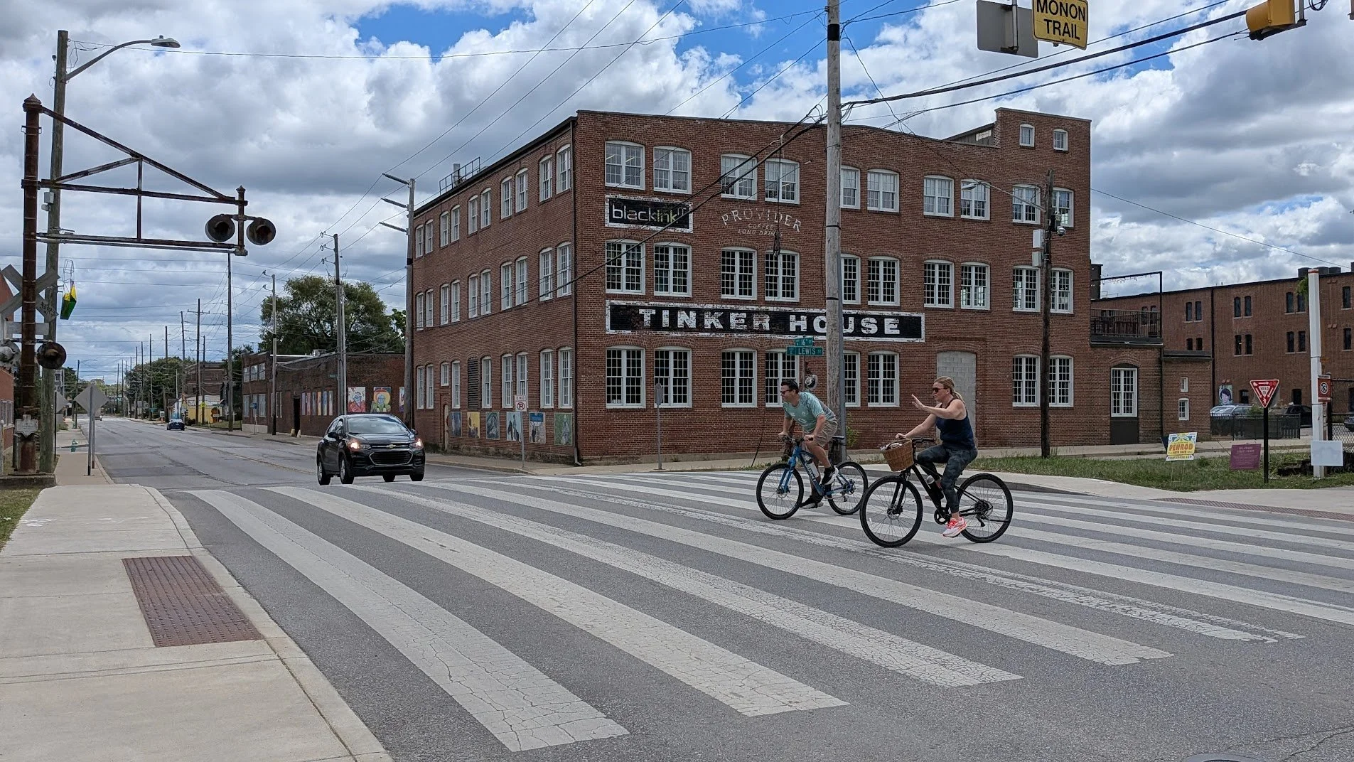 Tactical Urbanism Application &amp; Implementation at the Monon Crossing of E. 16th St.