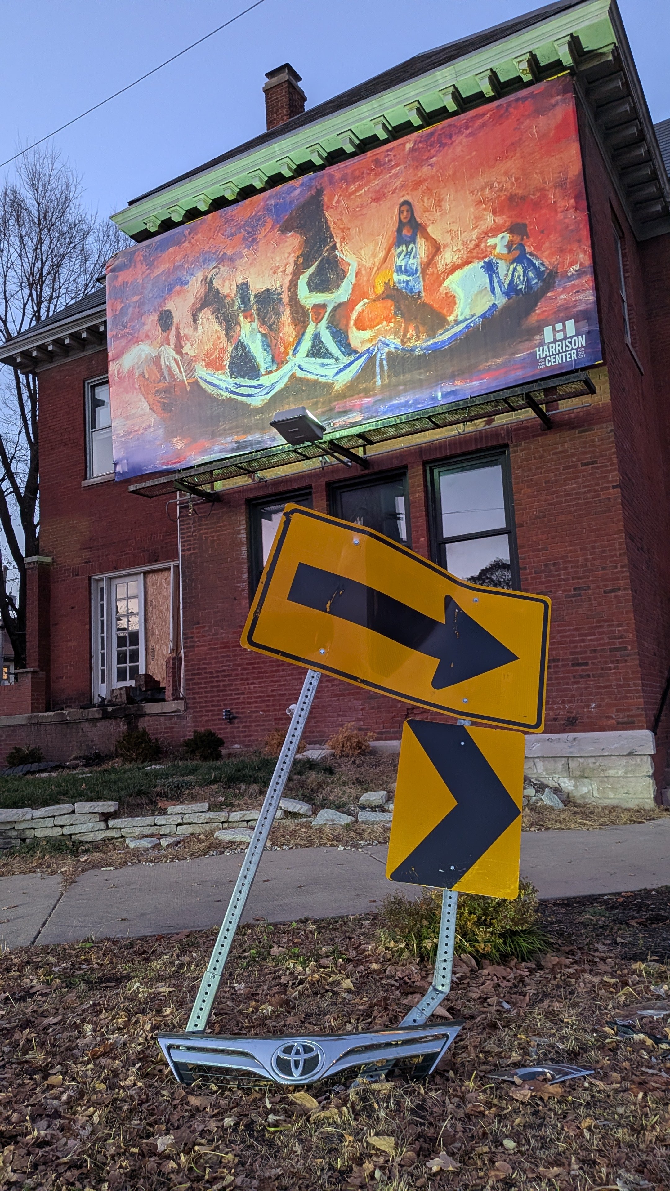 Vehicles crashes continue assault of historic homes and property at 16th &amp; Delaware St. intersection