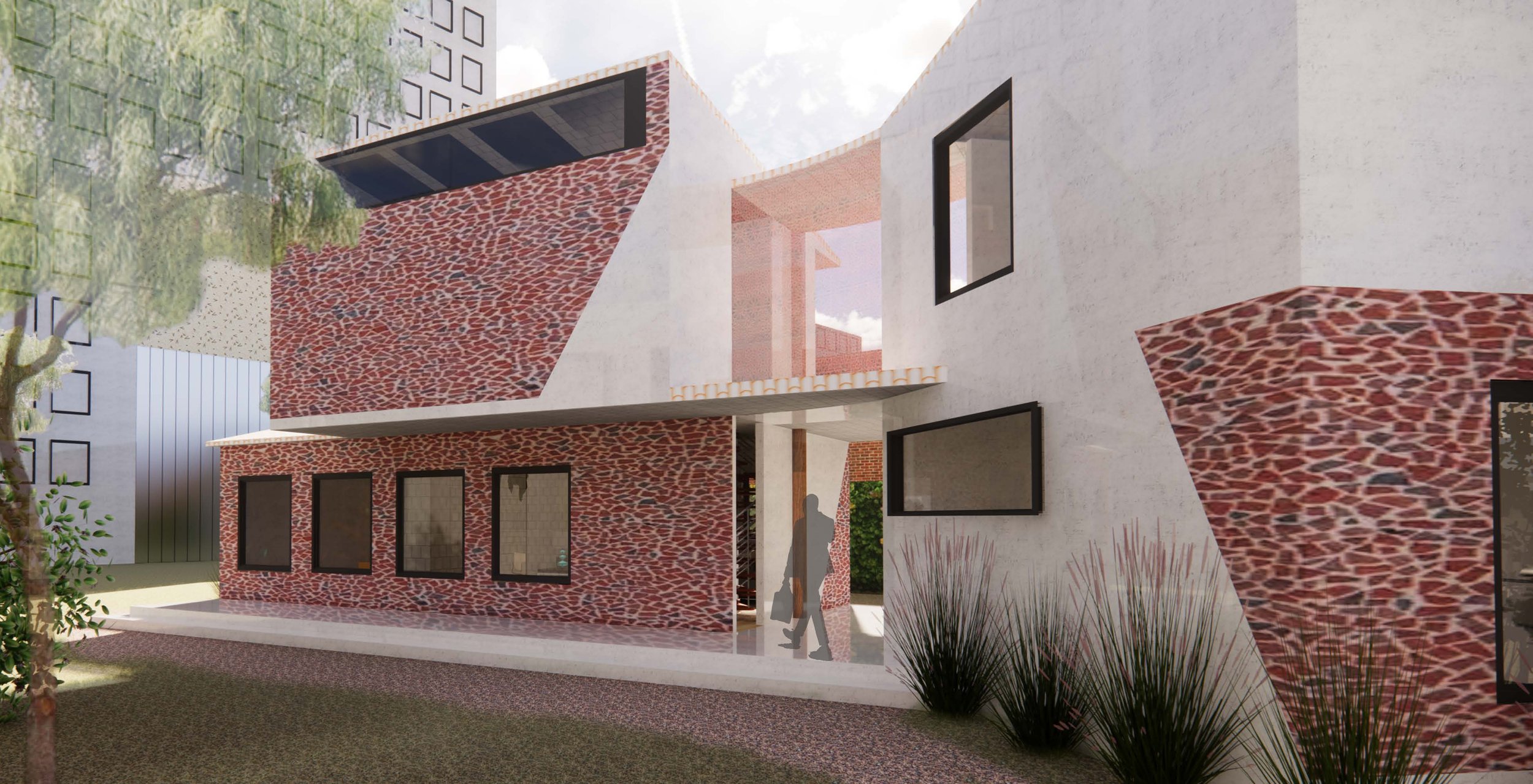 3D Prototyping Second Iteration South Façade Entry Unit Three