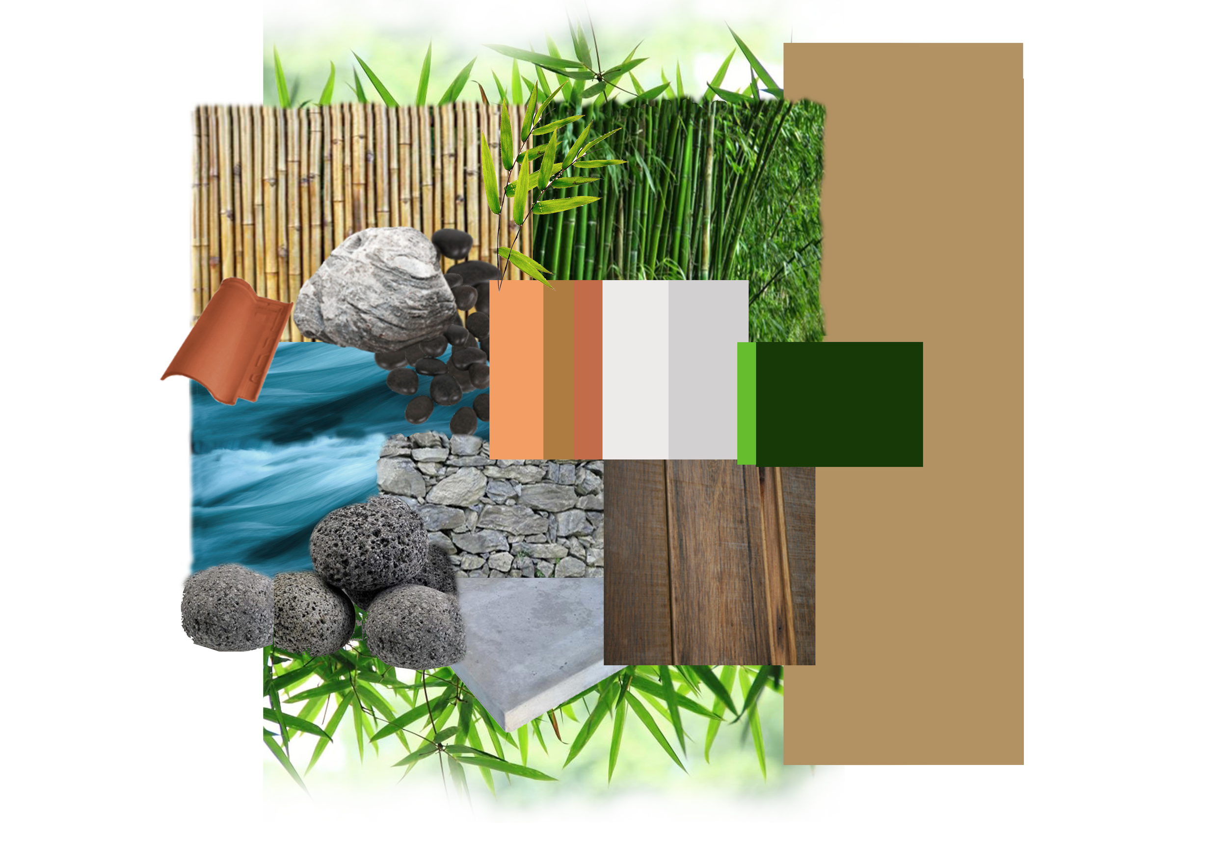 Materials Board Hubud Bali