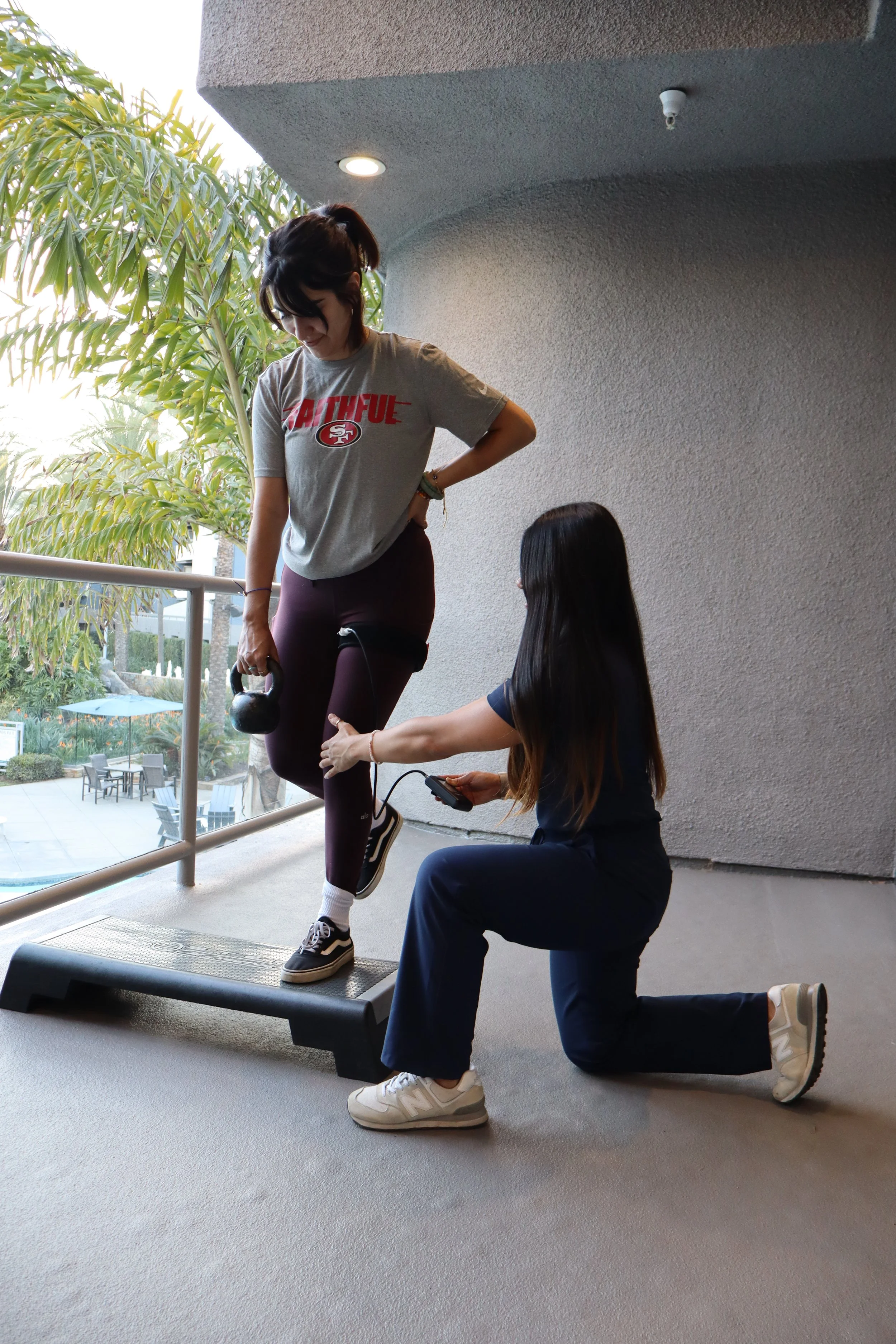 Therapist-Guided Physical Therapy Session