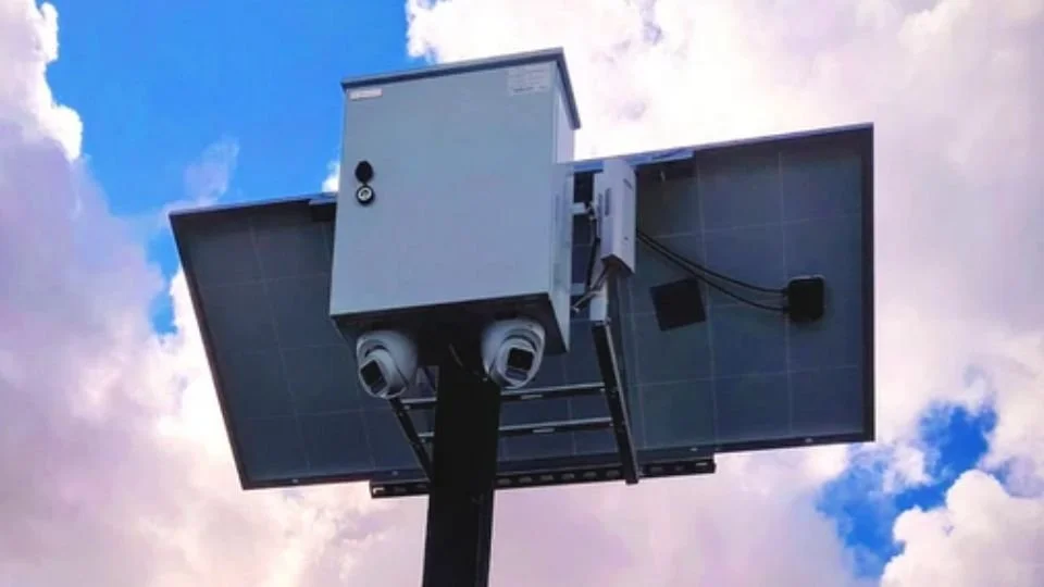 solar cctv tower hire auckland