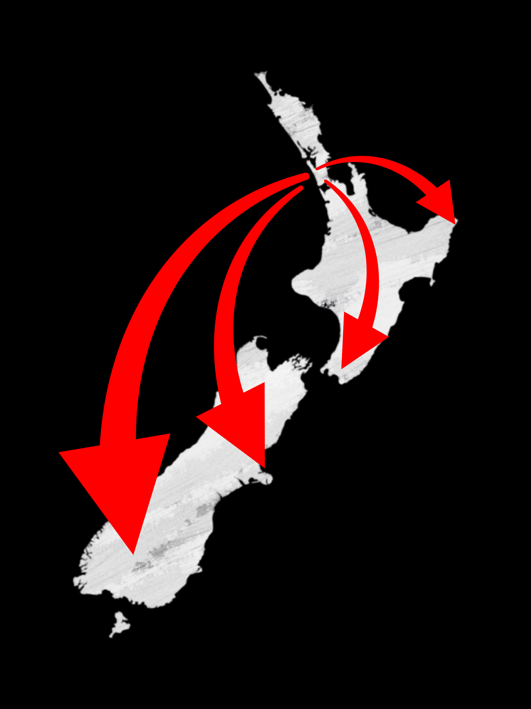 NEW ZEALAND MAP SHOWING HOW CLOUD SURVEILLANCE IS SCALABLE