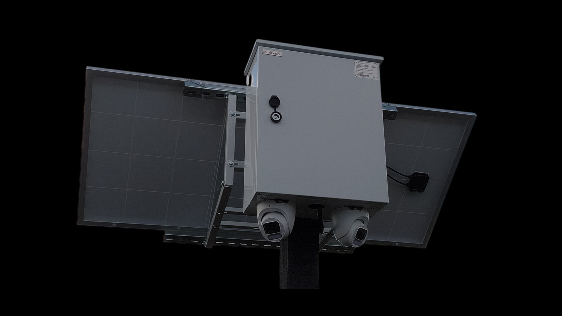 SOLAR CCTV POLE