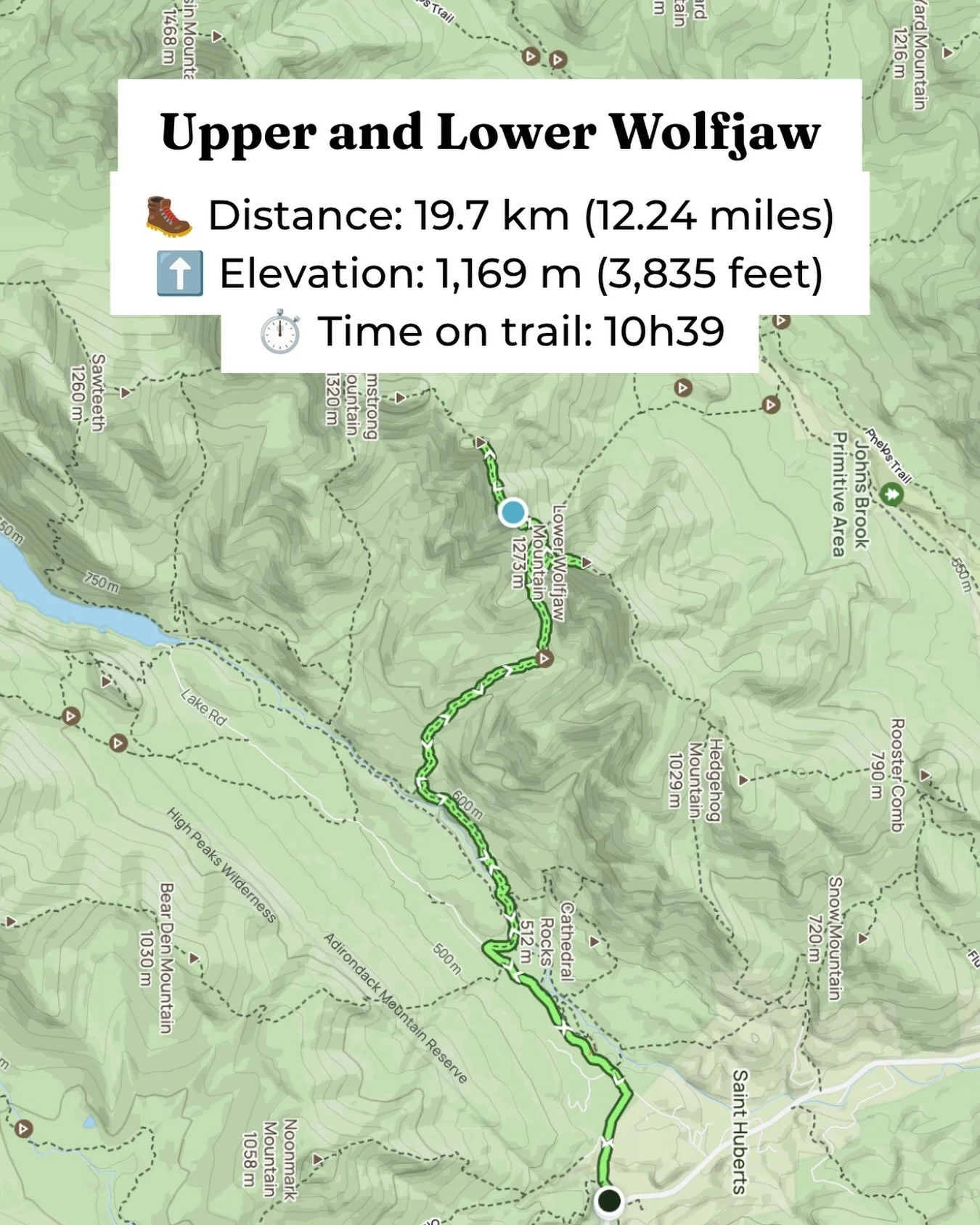 Hiking the Adirondack High Peaks


📍 Upper and Lower Wolfjaw
🥾 Distance: 19.7 km (12.24 miles)
⬆️ Elevation: 1,169 m (3,835 feet)
⏱️ Time on trail: 10h39

#adirondacks #46ers #adirondackhighpeaks #hiking