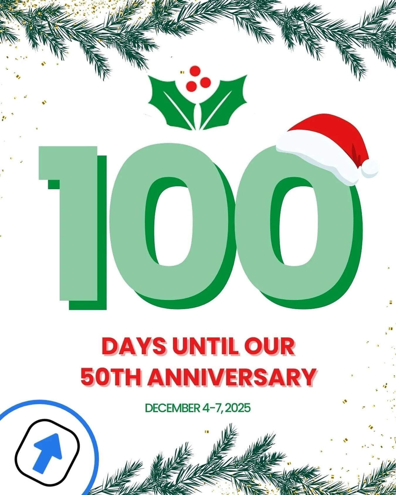 We COUNT DOWN to your event!
⬆️🗓️🔥

Have an in-person event or special announcement? We engage audiences with daily/weekly countdown posts we create for our businesses! 😁

This one for @thebizbaz is counting down to the 50th Anniversary of their C